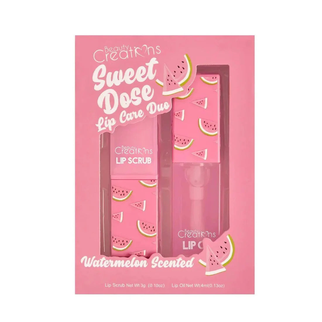 Set Dúo Exfoliante Y Aceite Humectante Para Labios BEAUTY CREATIONS
