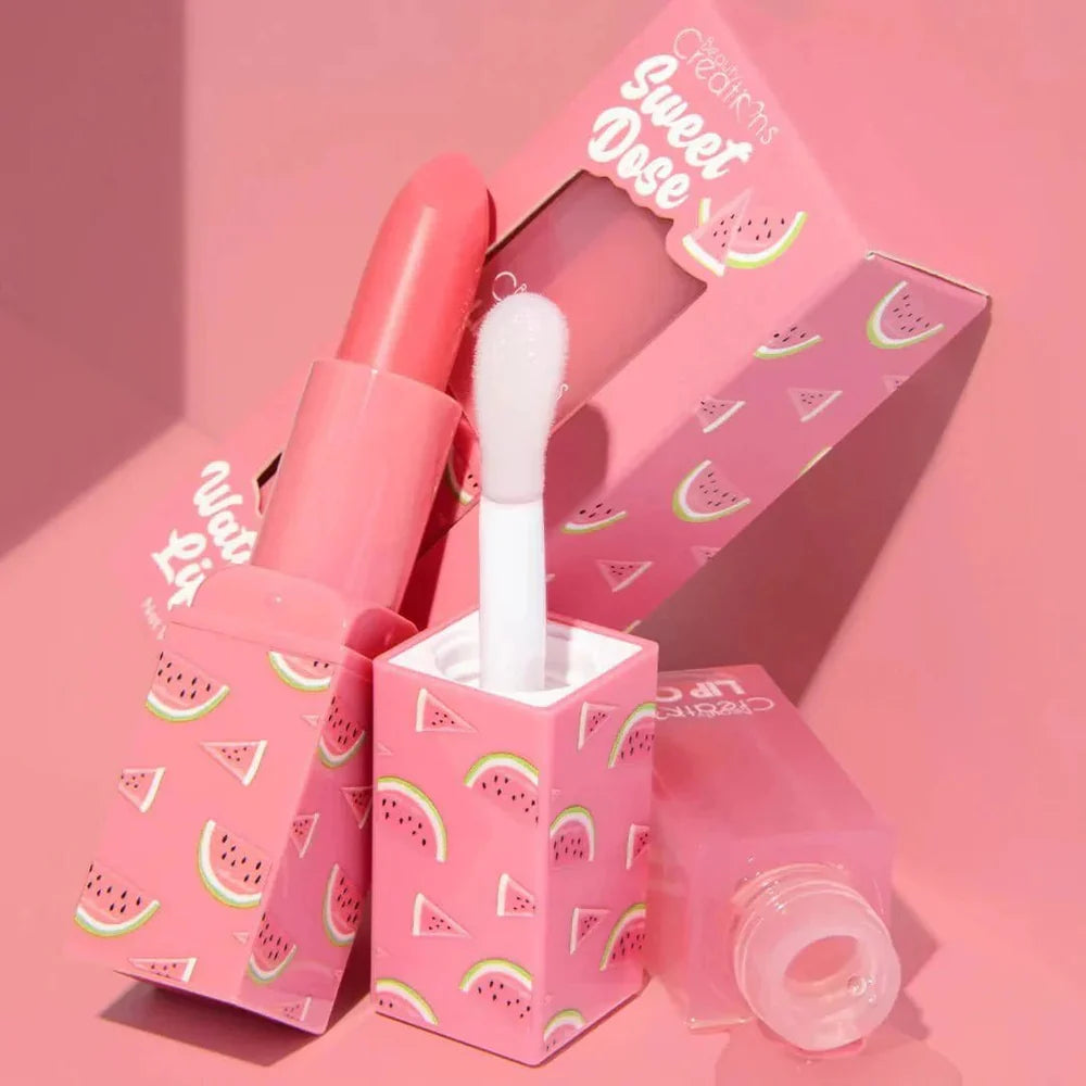 Set Dúo Exfoliante Y Aceite Humectante Para Labios BEAUTY CREATIONS