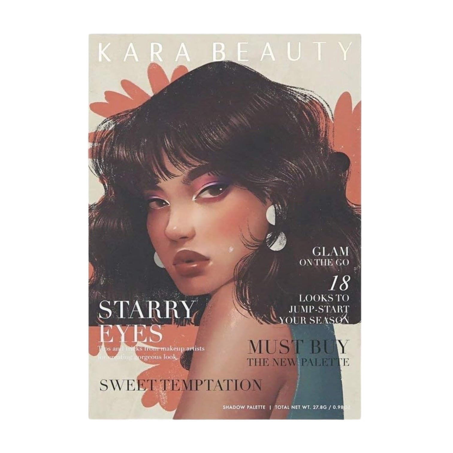 Paleta De Sombras Starry Eyes Kara Beauty