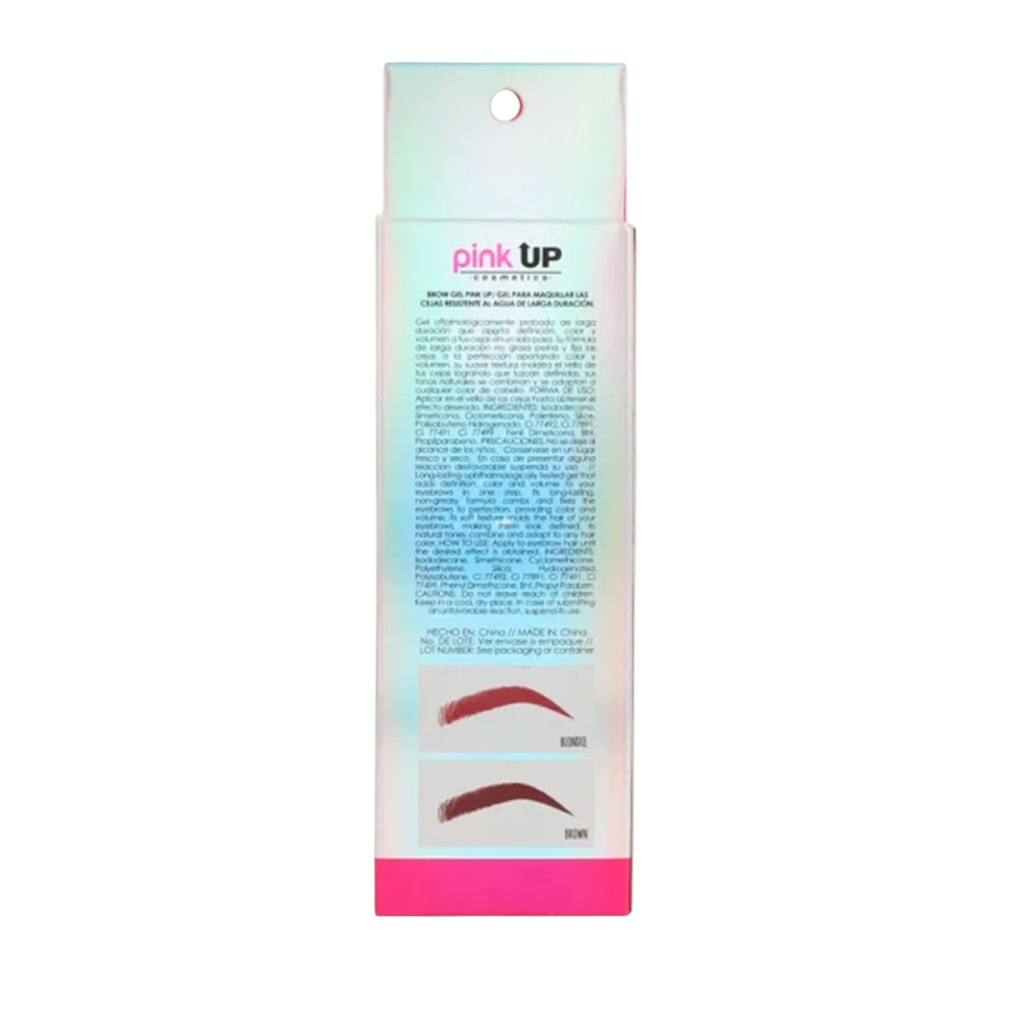 Gel Para Maquillar Cejas Brow Gel Pink Up