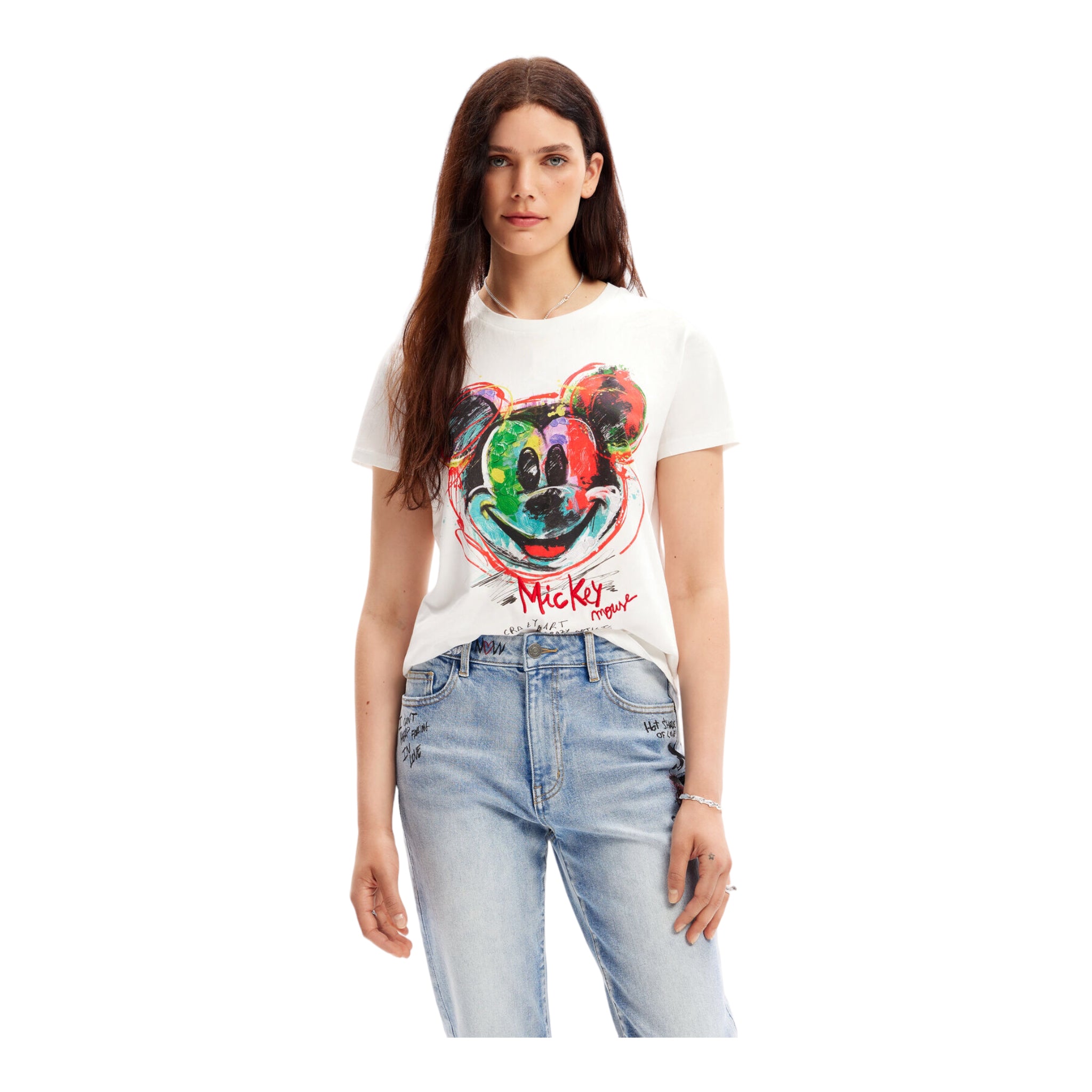 Playera mickey blanco DESIGUAL