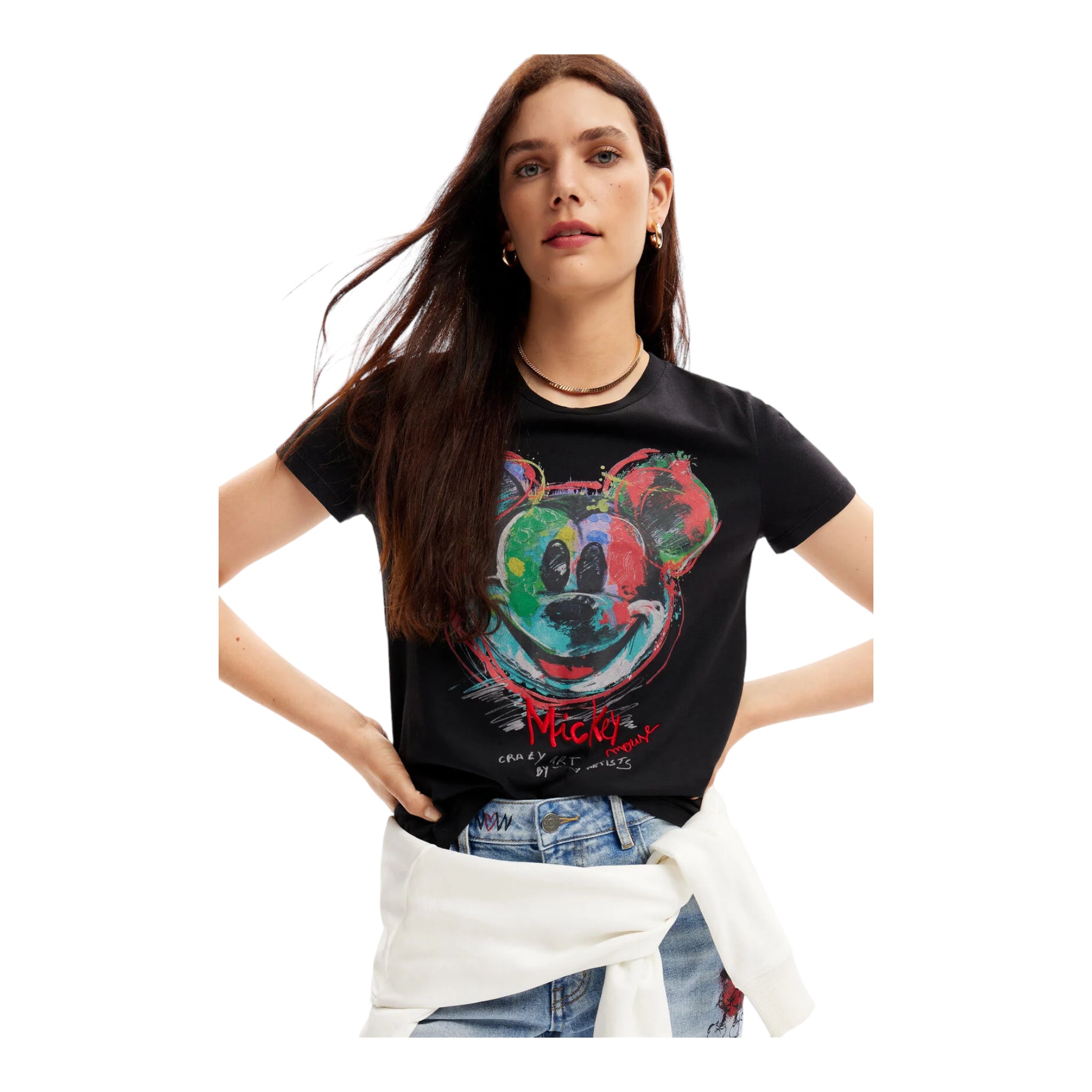 Playera mickey negro DESIGUAL