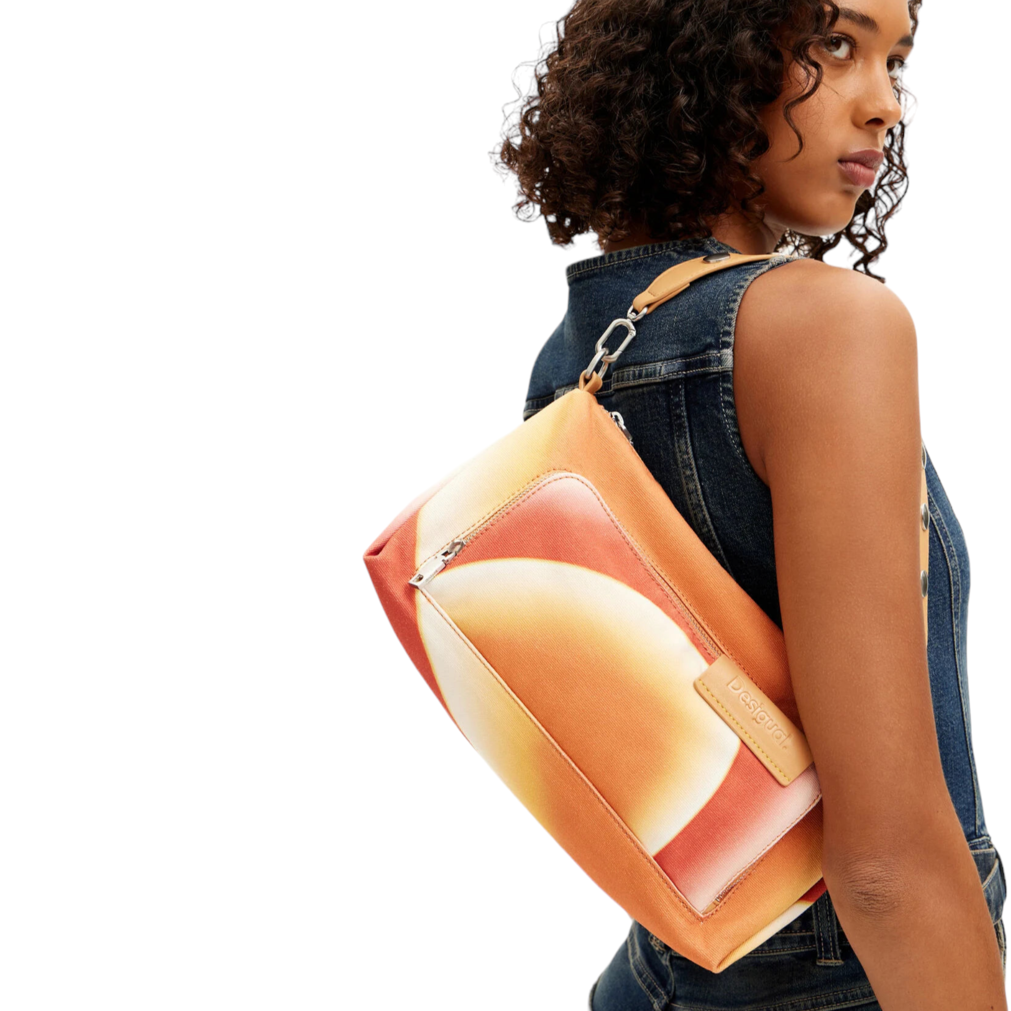 Bolso M canvas degradado DESIGUAL