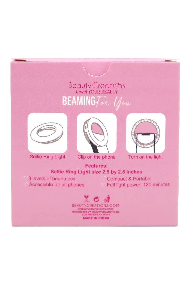 Luz De Anillo Led Beaming For You LED Ring Light Beauty Creations