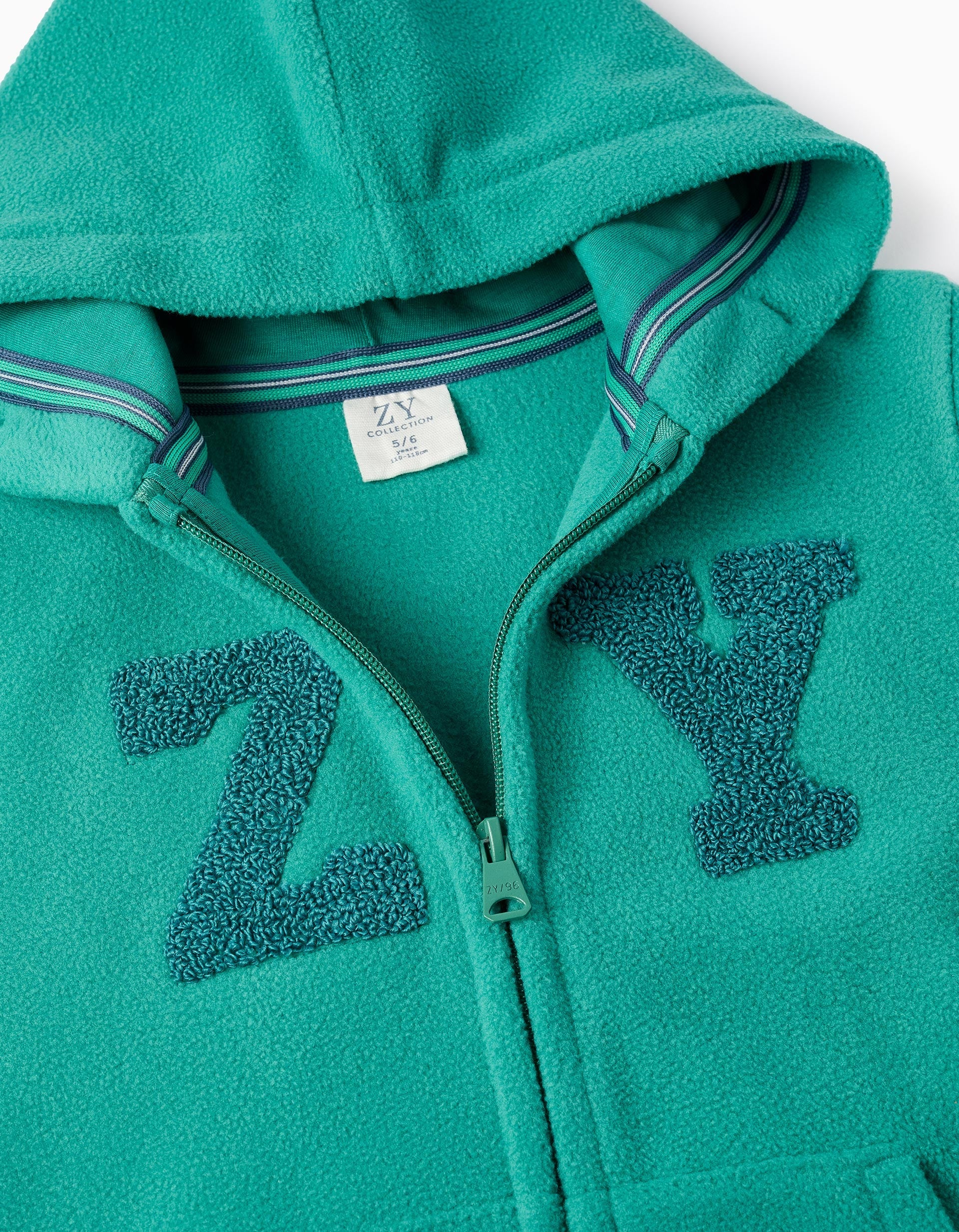 Chaqueta Polar con Capucha para Niño ZYVerde ZIPPY