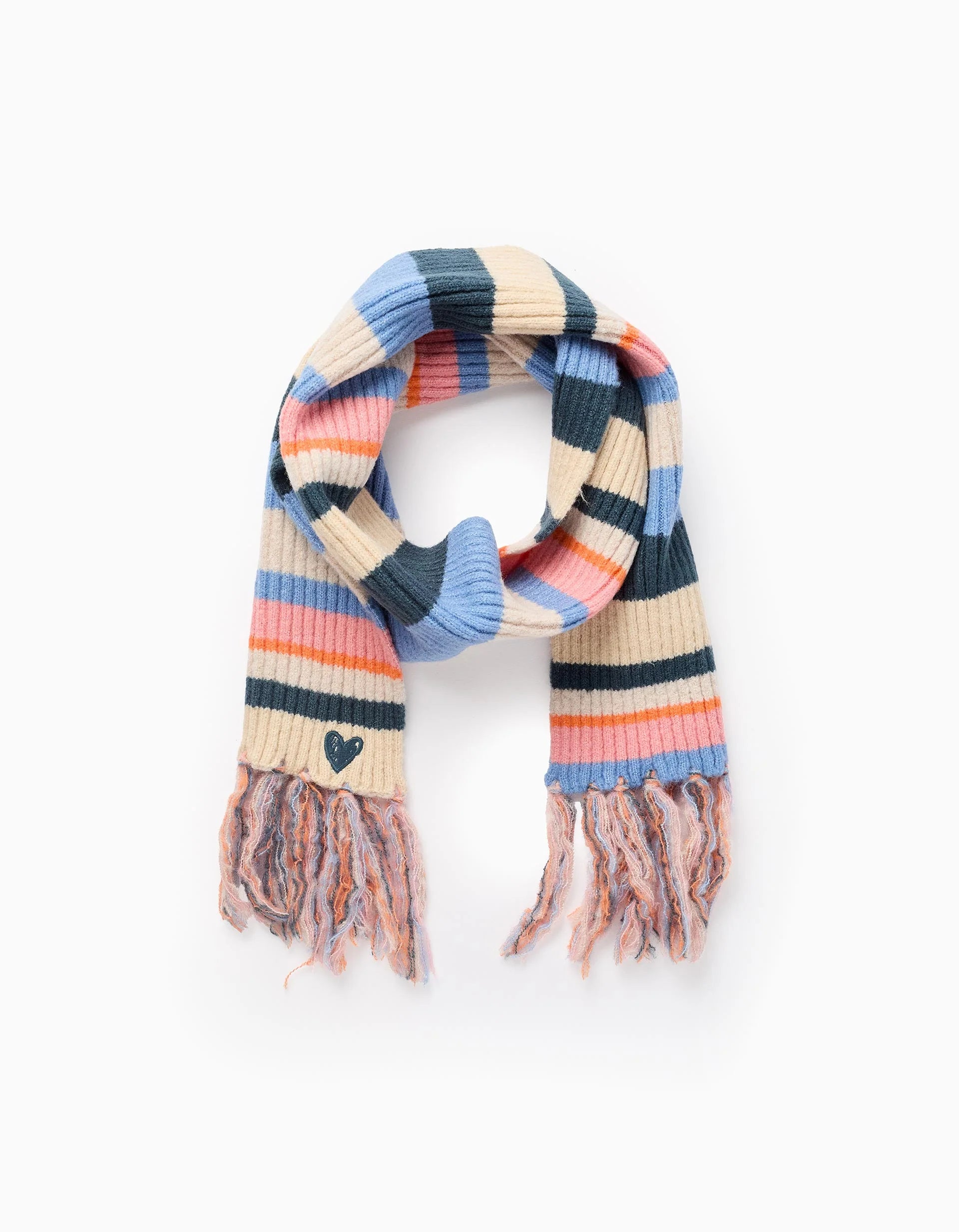 Bufanda Acanalada a Rayas para Niña Multicolor ZIPPY