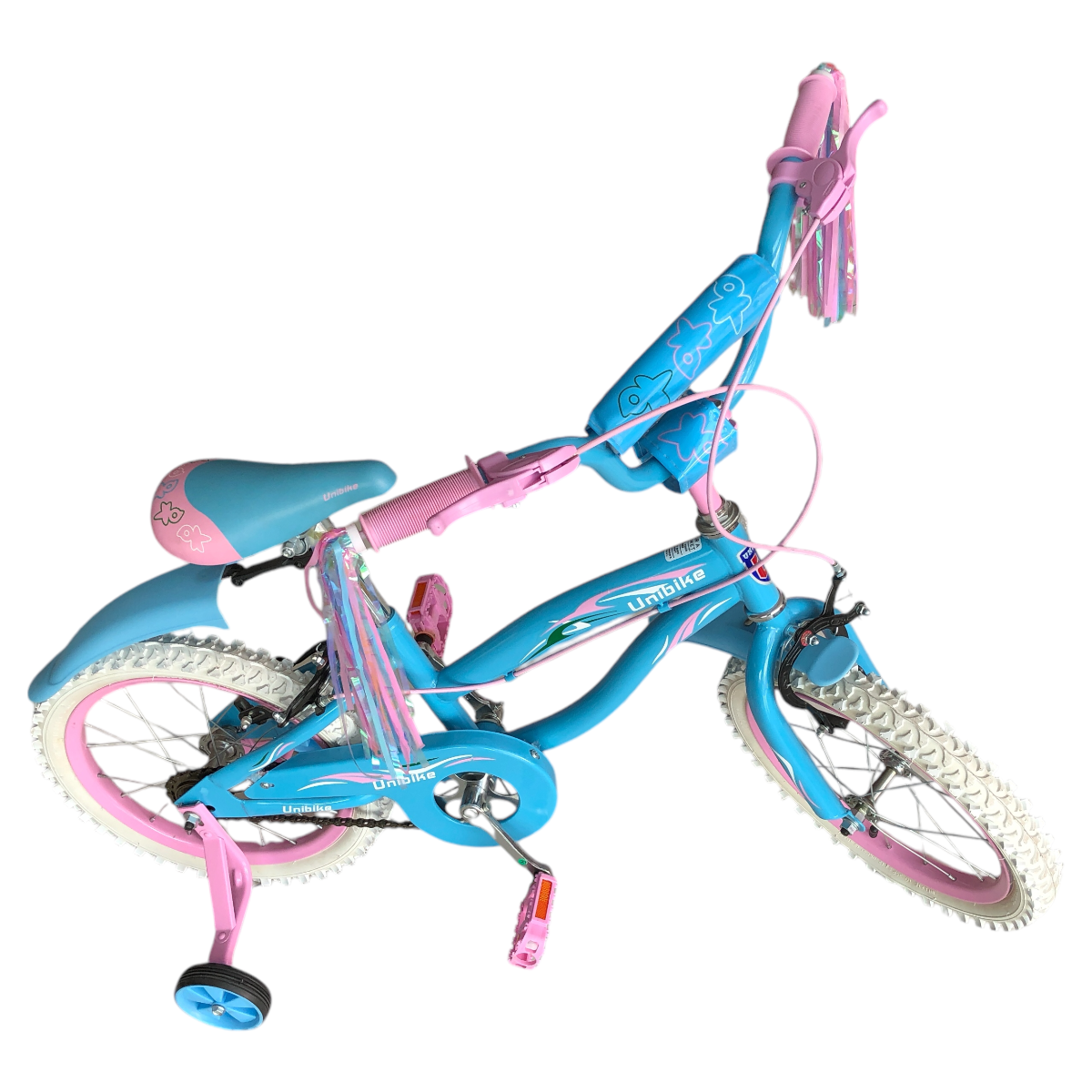 Bicicleta Rodada 16 Para Niña Azul/Rosa