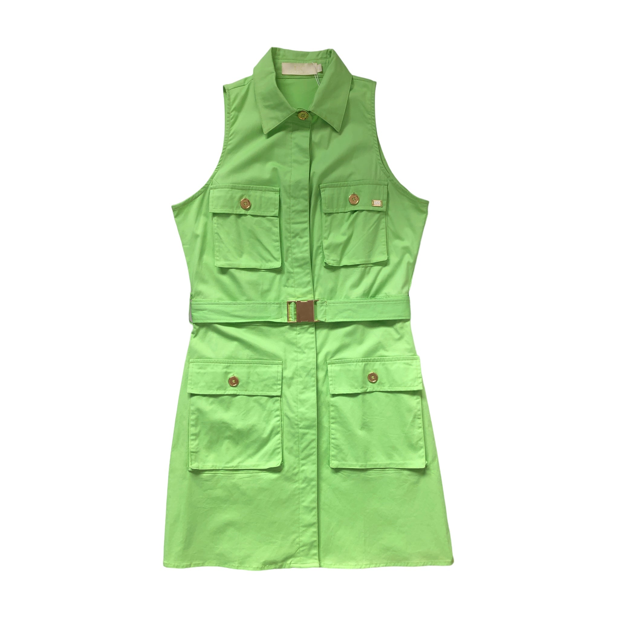 Vestido Sin Mangas Verde LC.