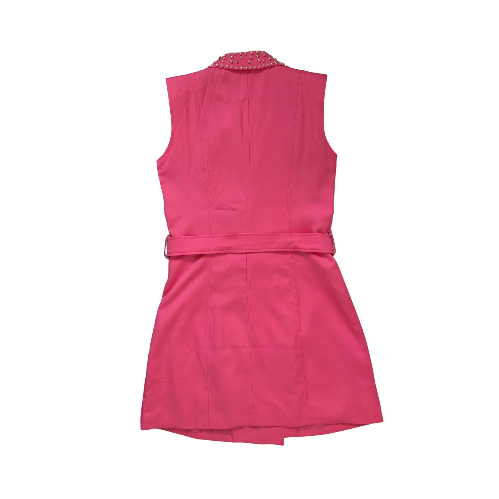 Vestido Pink Con Pedrería LC