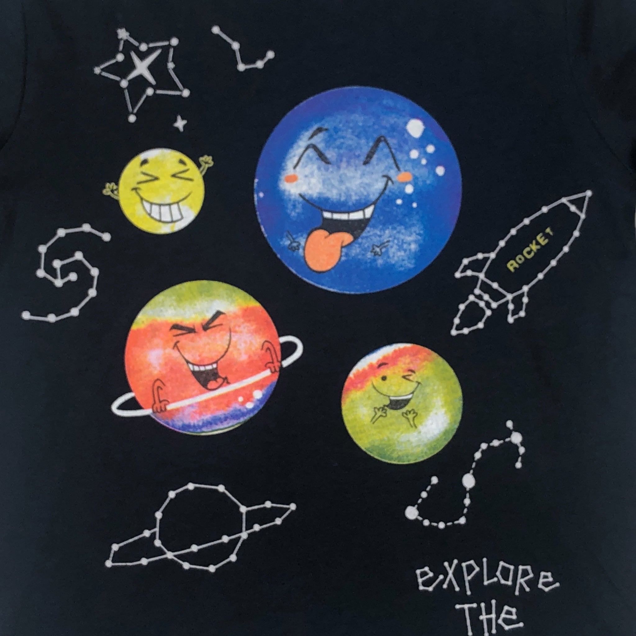 Playera Estampado Planetas para niño Losan