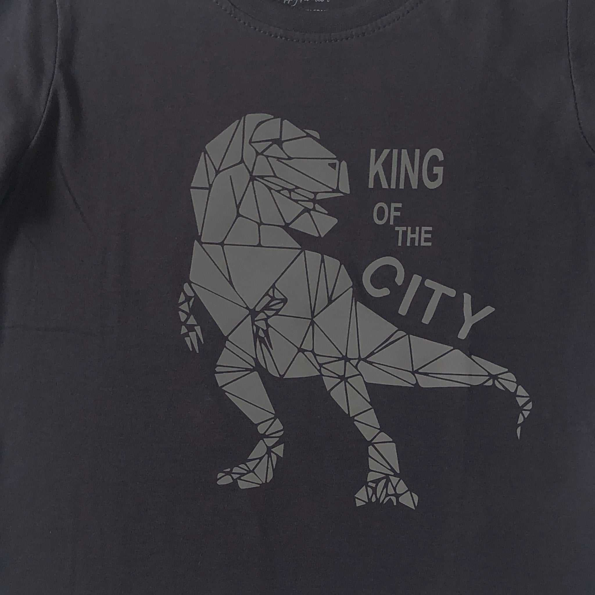 Playera Rex “King Of The City” Gris Niño Losan