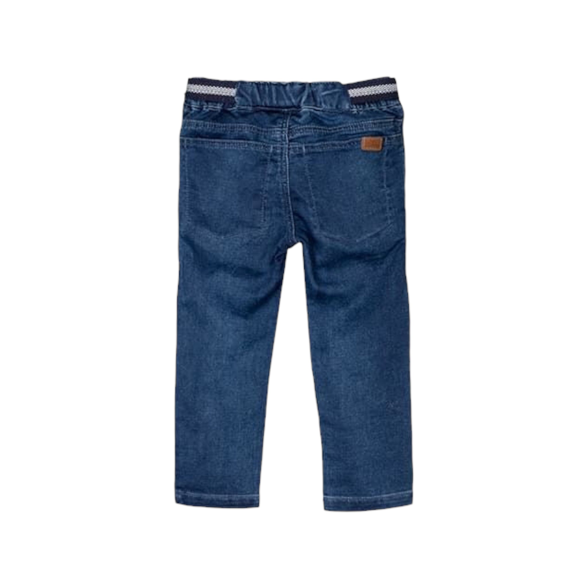 Pantalón denim con cinturón para niño Losan