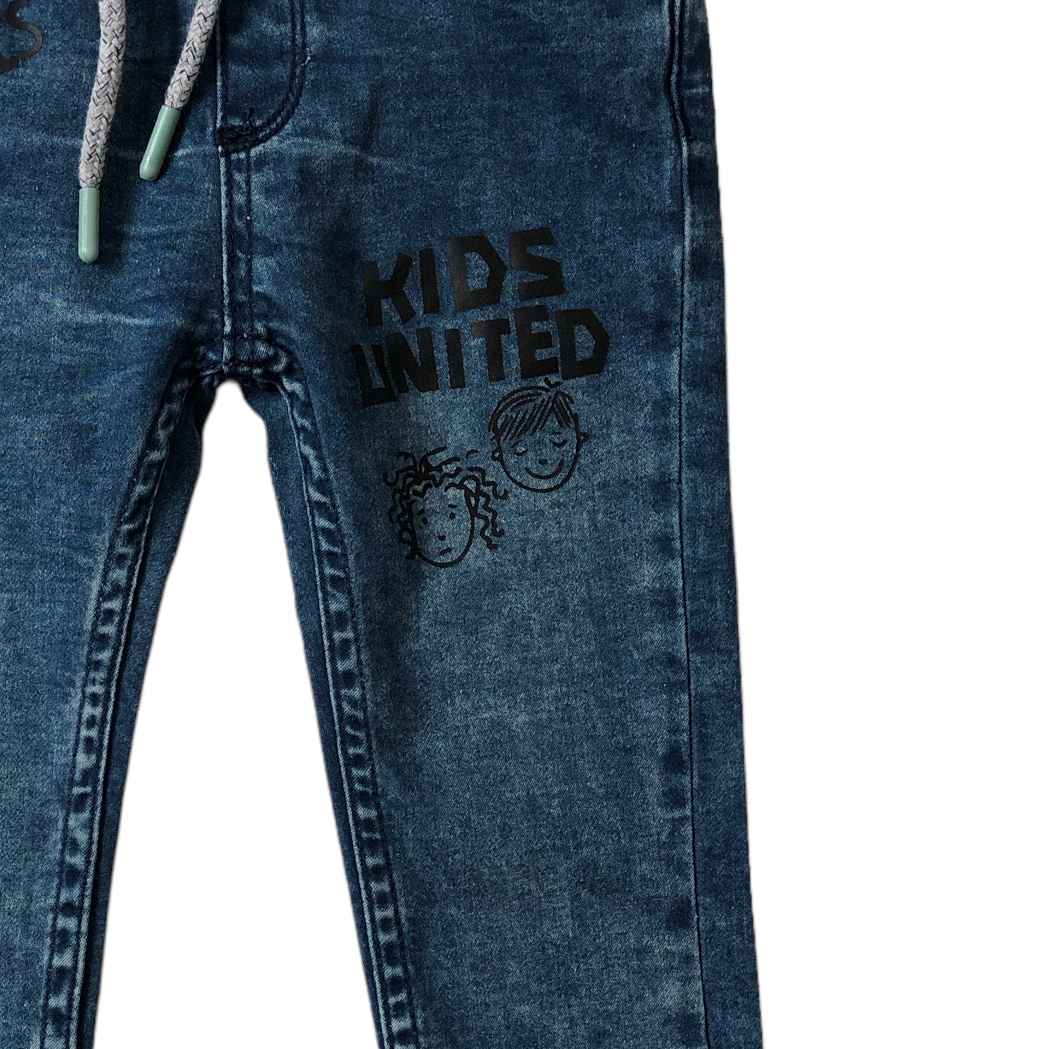 Pantalón Estampado "Kids United" Para Niño Losan