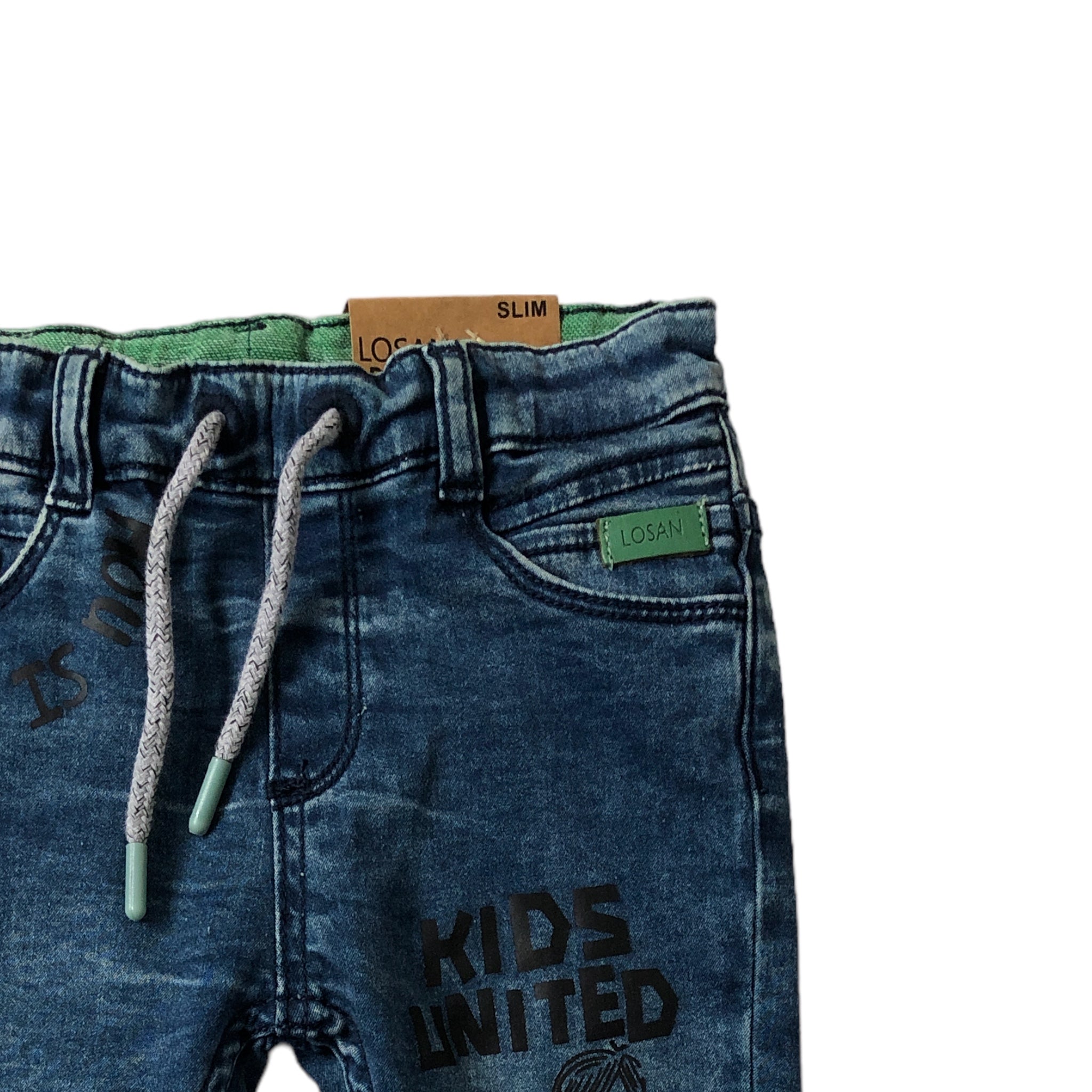 Pantalón Estampado "Kids United" Para Niño Losan
