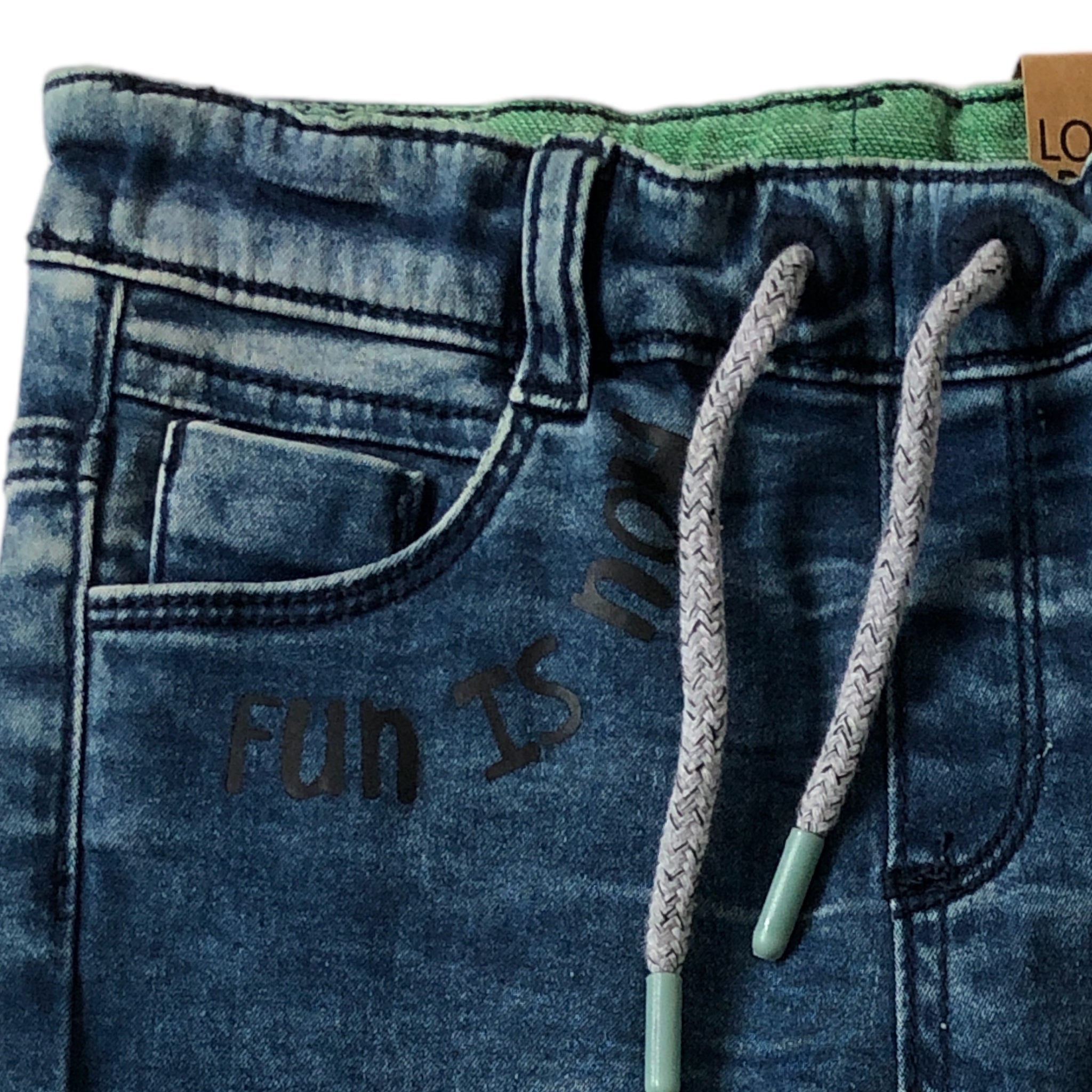 Pantalón Estampado "Kids United" Para Niño Losan