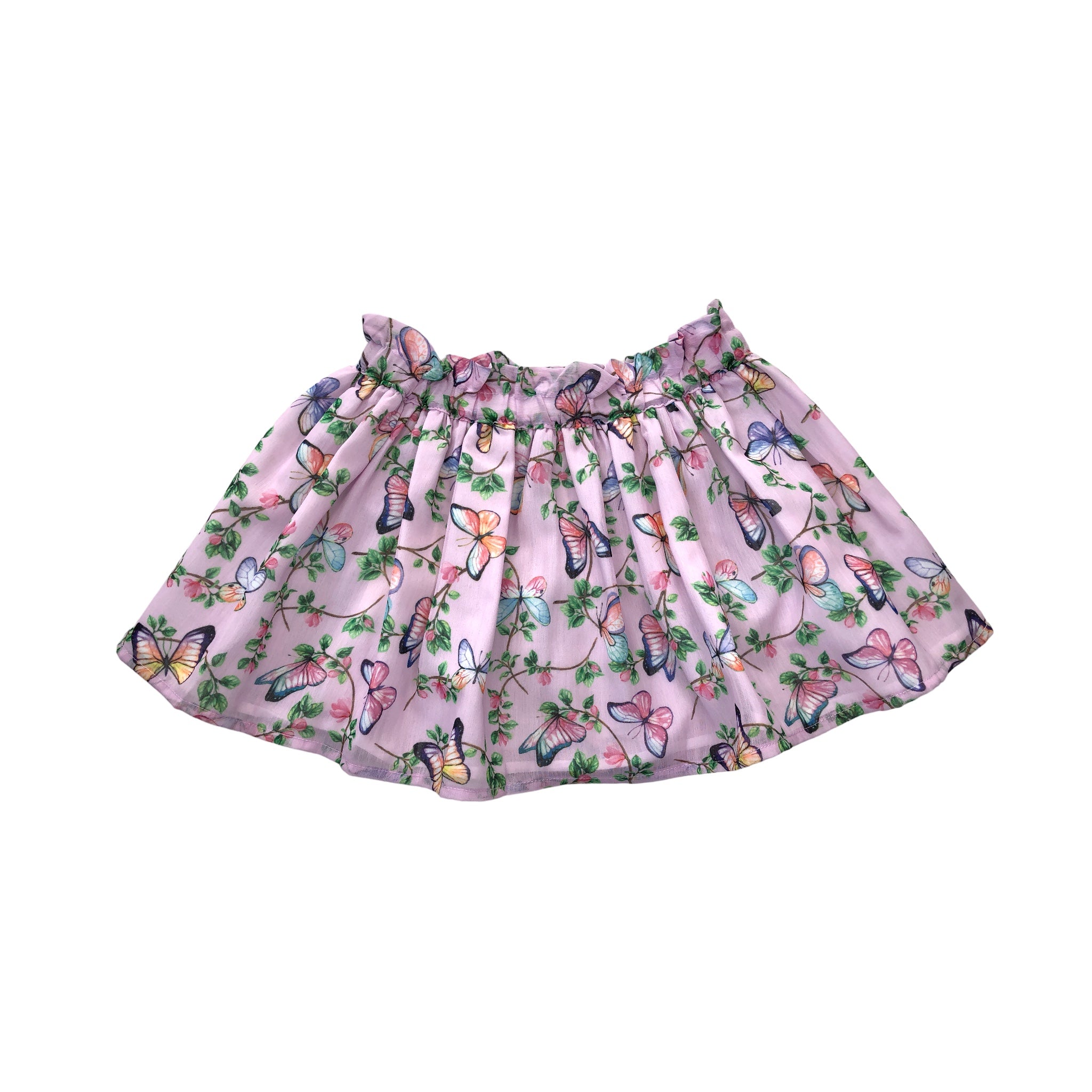 Falda Estampado Mariposas Para Niña Losan