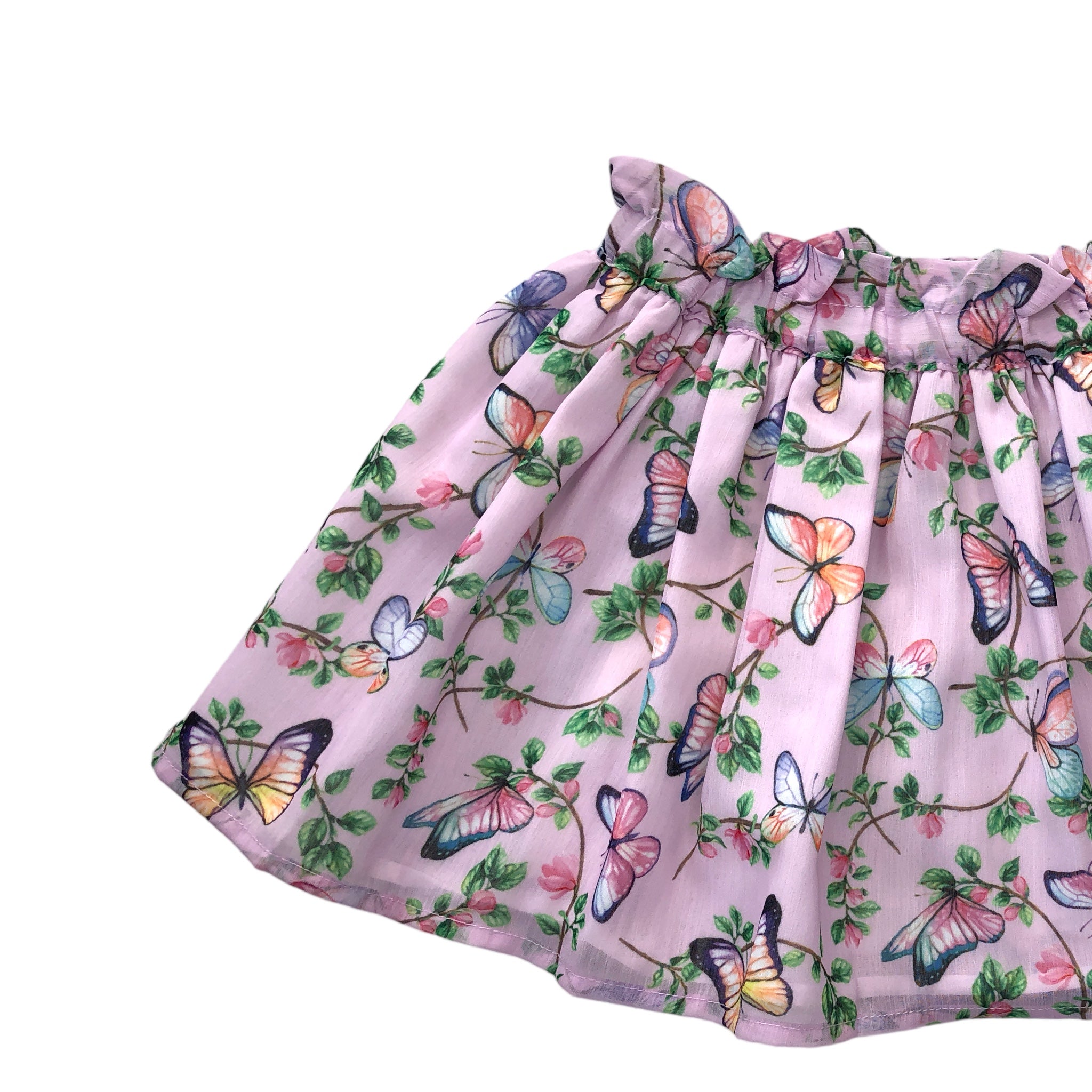 Falda estampado mariposas para niña LOSAN