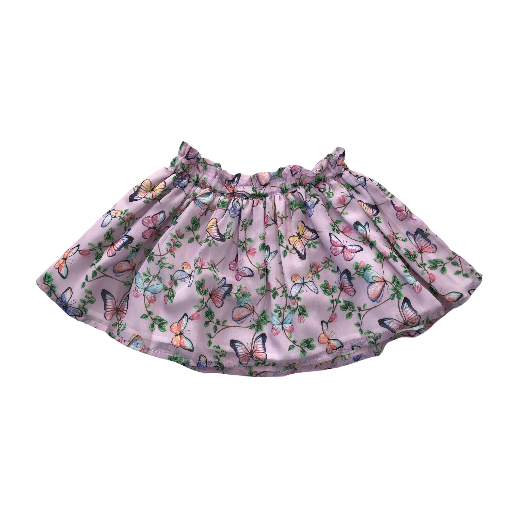 Falda Estampado Mariposas Para Niña Losan