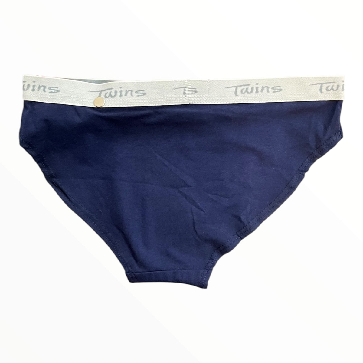 Ropa Interior Para Dama Calzón Bikini Azul Liso TWINS
