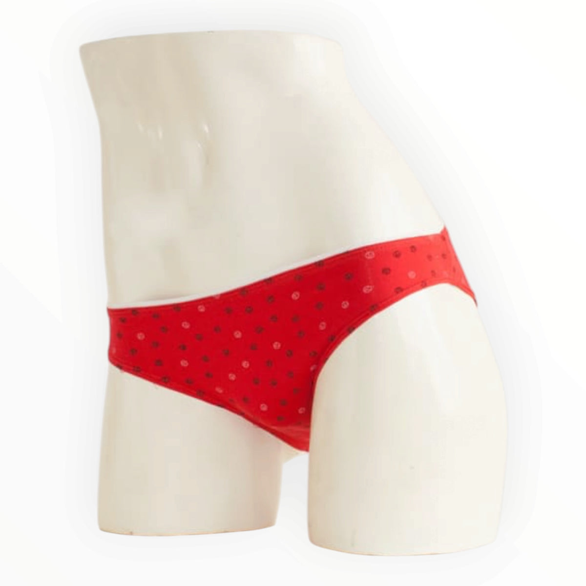 Ropa Interior Para Dama calzón Bikini Rojo-Pelotas TWINS