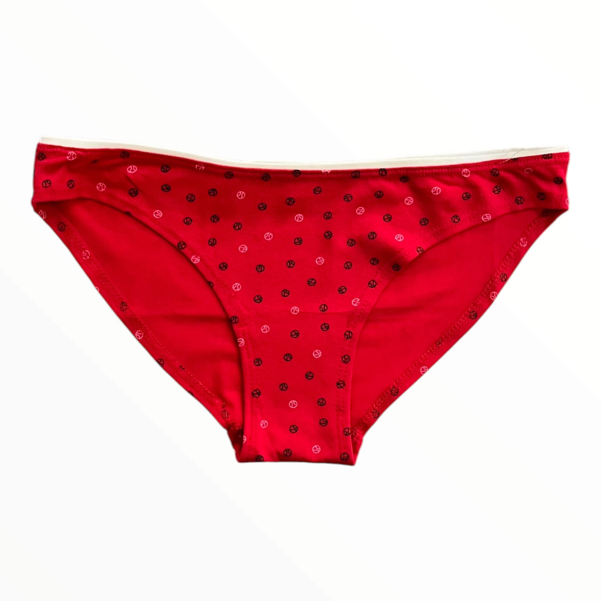 Ropa Interior Para Dama calzón Bikini Rojo-Pelotas TWINS