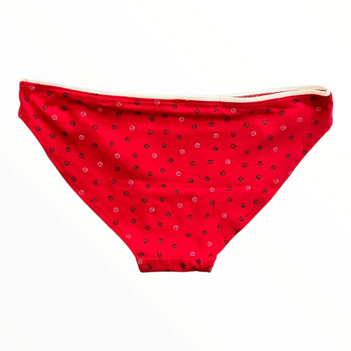 Ropa Interior Para Dama calzón Bikini Rojo-Pelotas TWINS