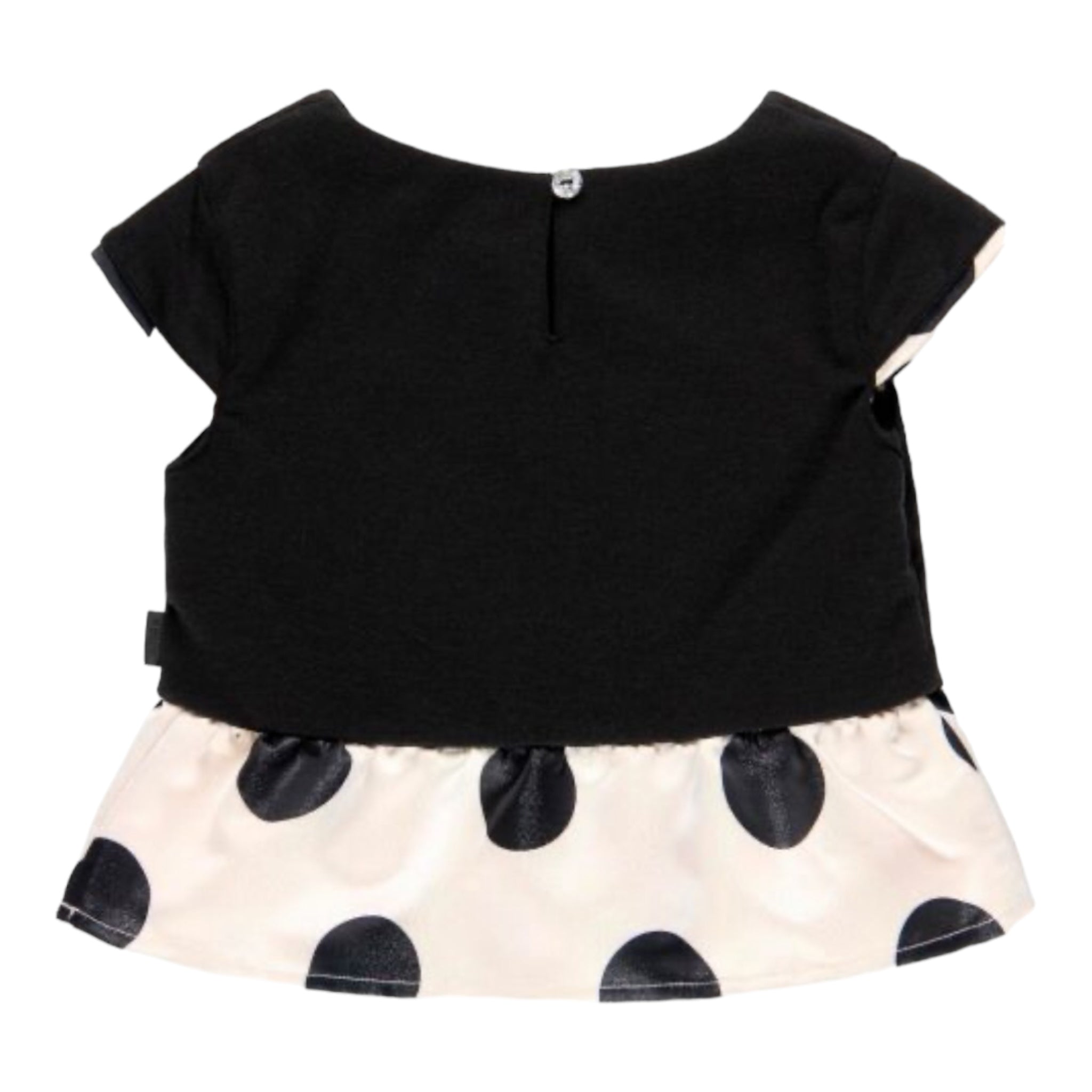 Blusa negra con lunares BOBOLI