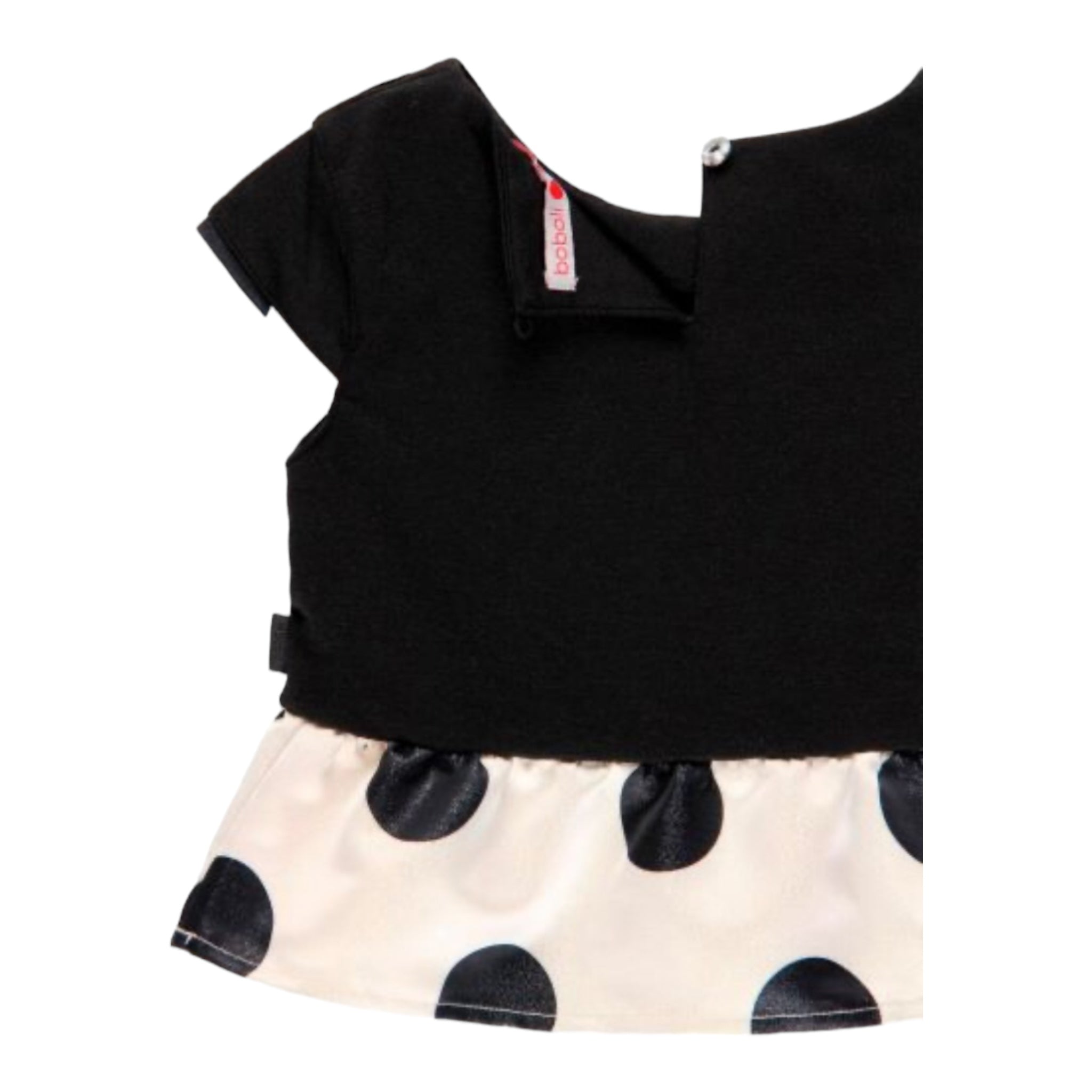 Blusa negra con lunares BOBOLI