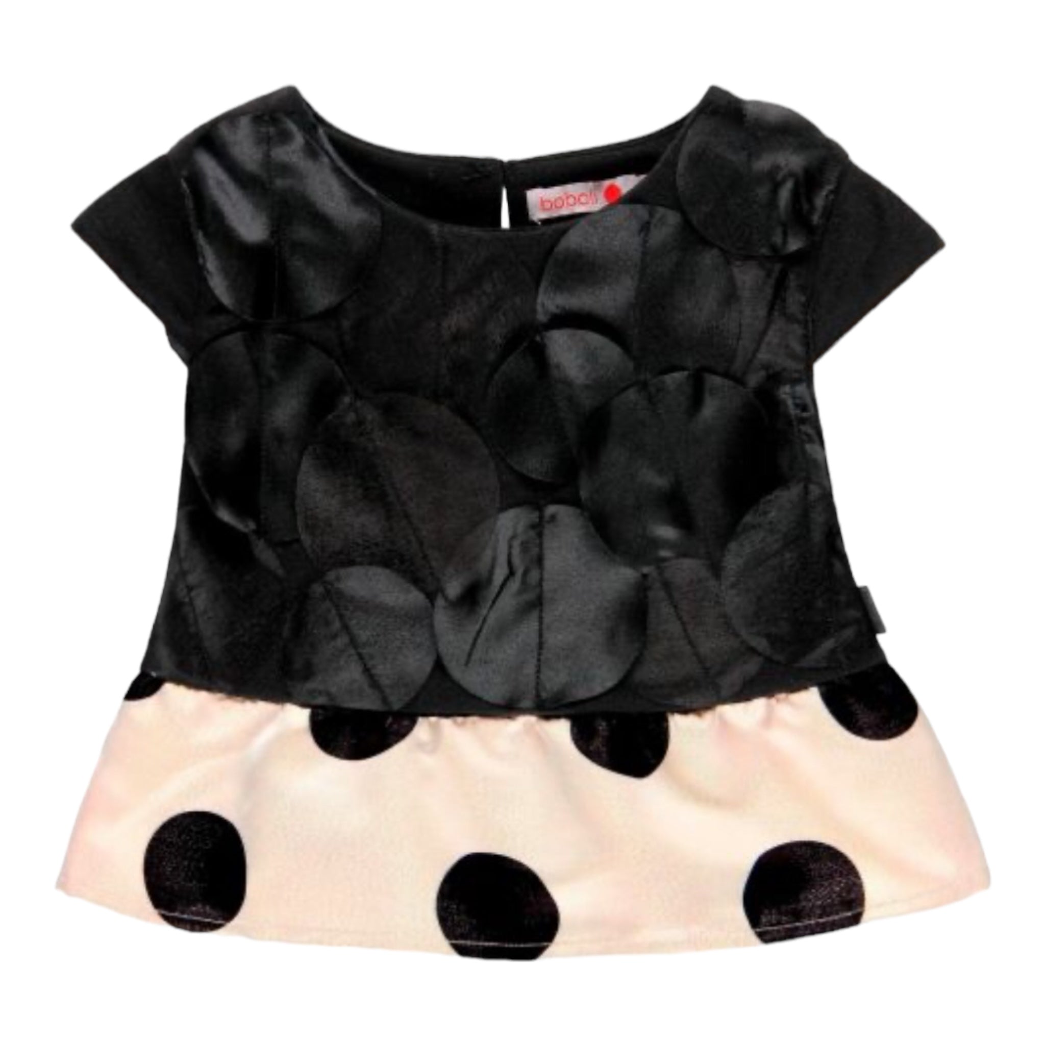 Blusa negra con lunares BOBOLI