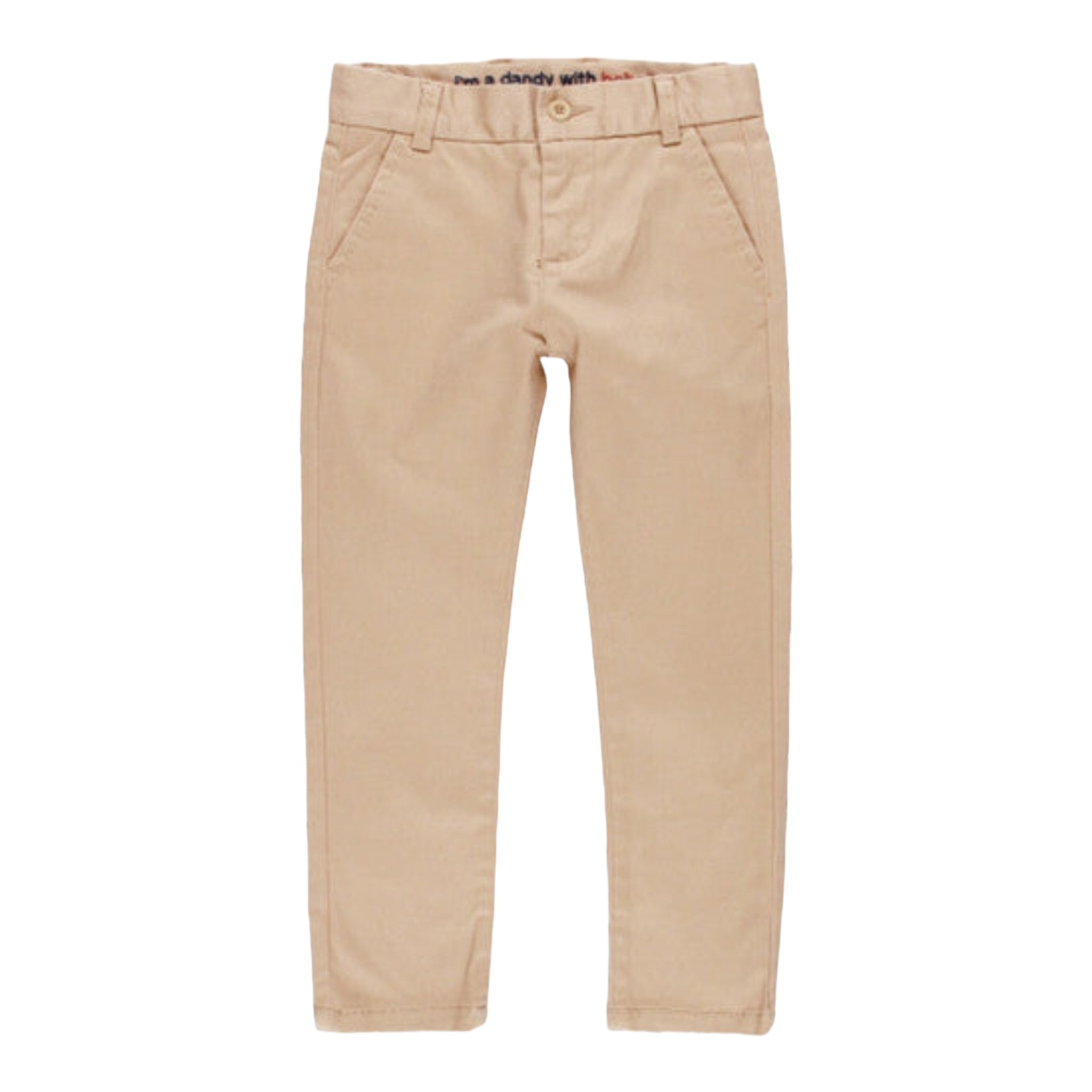 Pantalón Gabardina Elástico Caqui BOBOLI