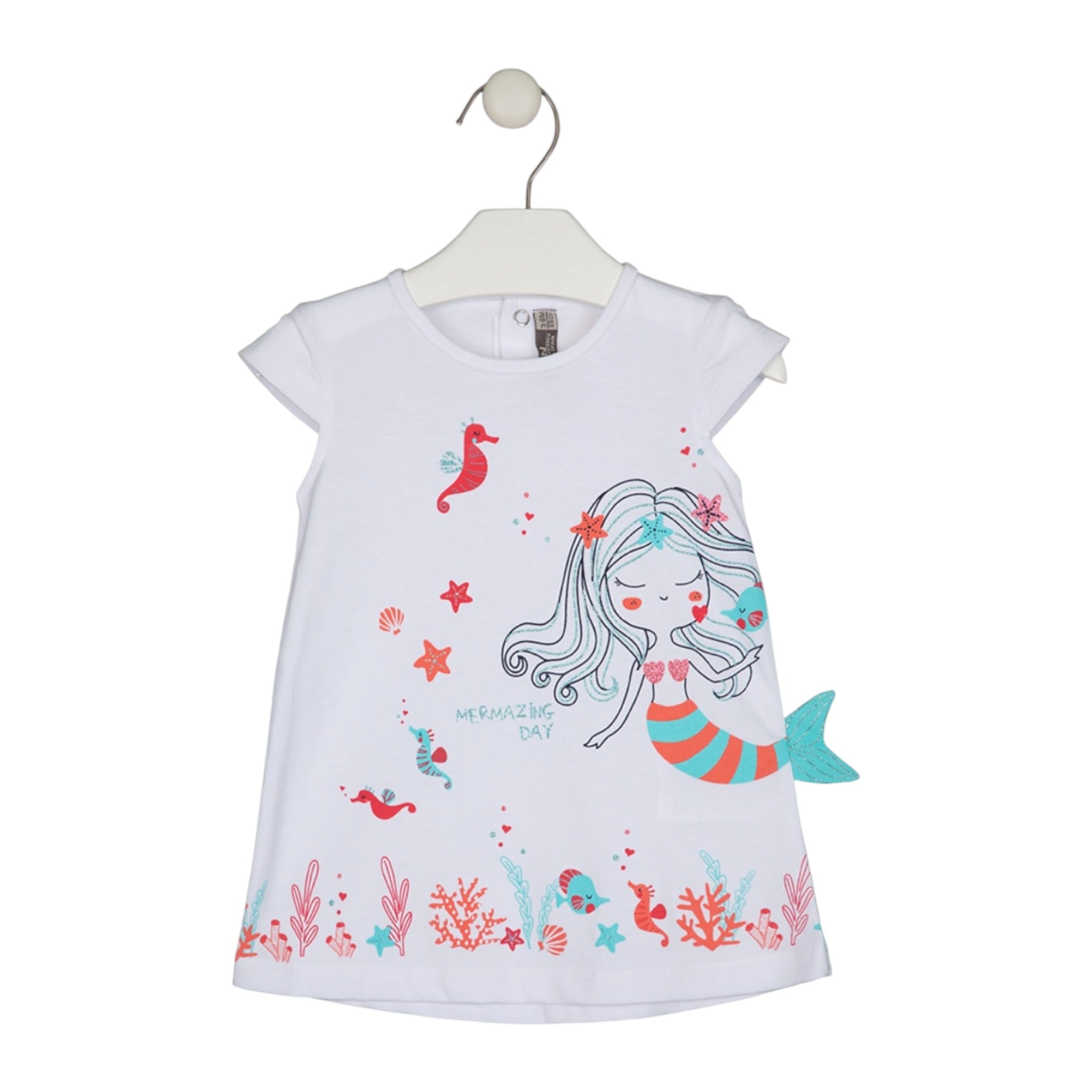 Vestido Estampado Sirena Bebé Losan