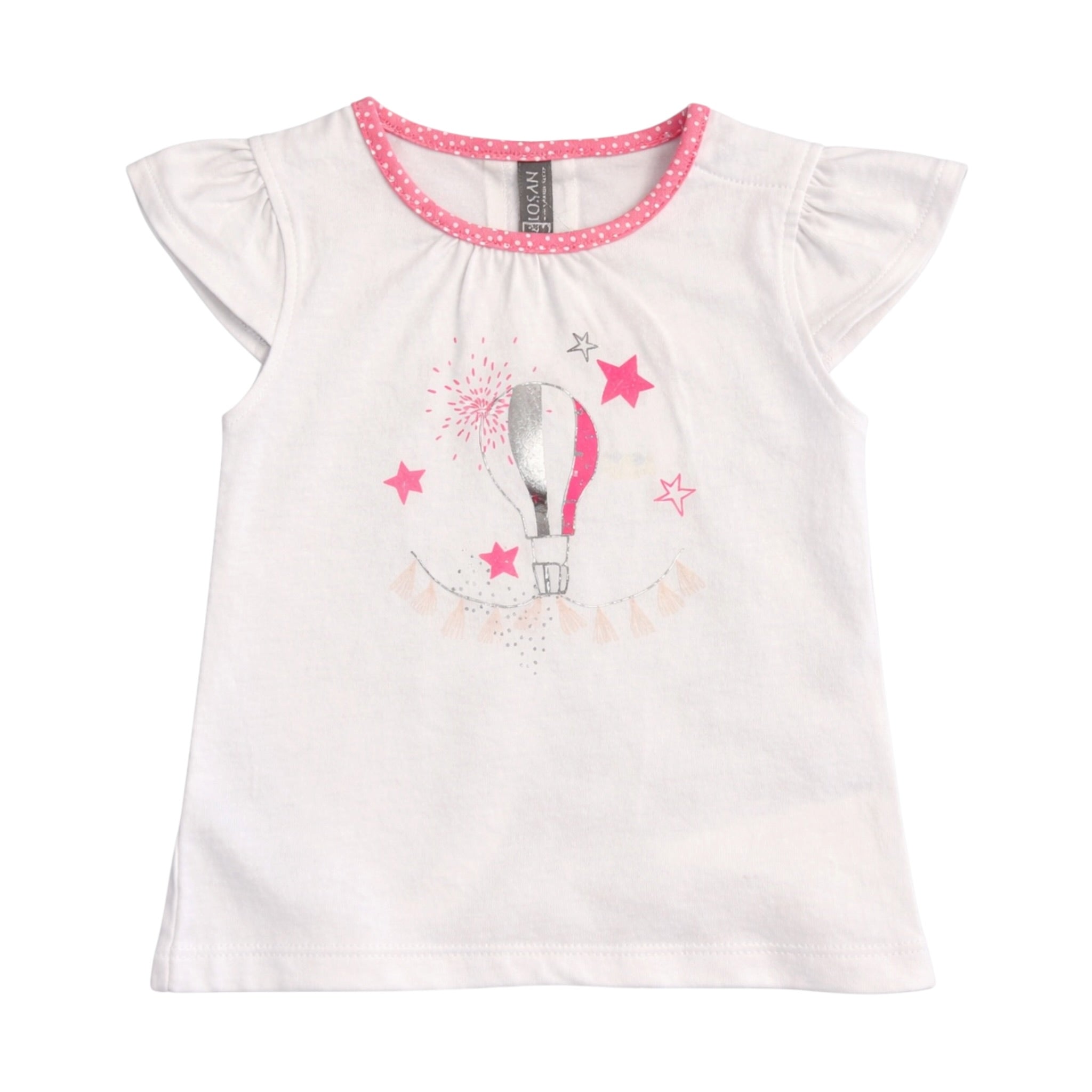 Playera Estampado Blanco Bebé Losan