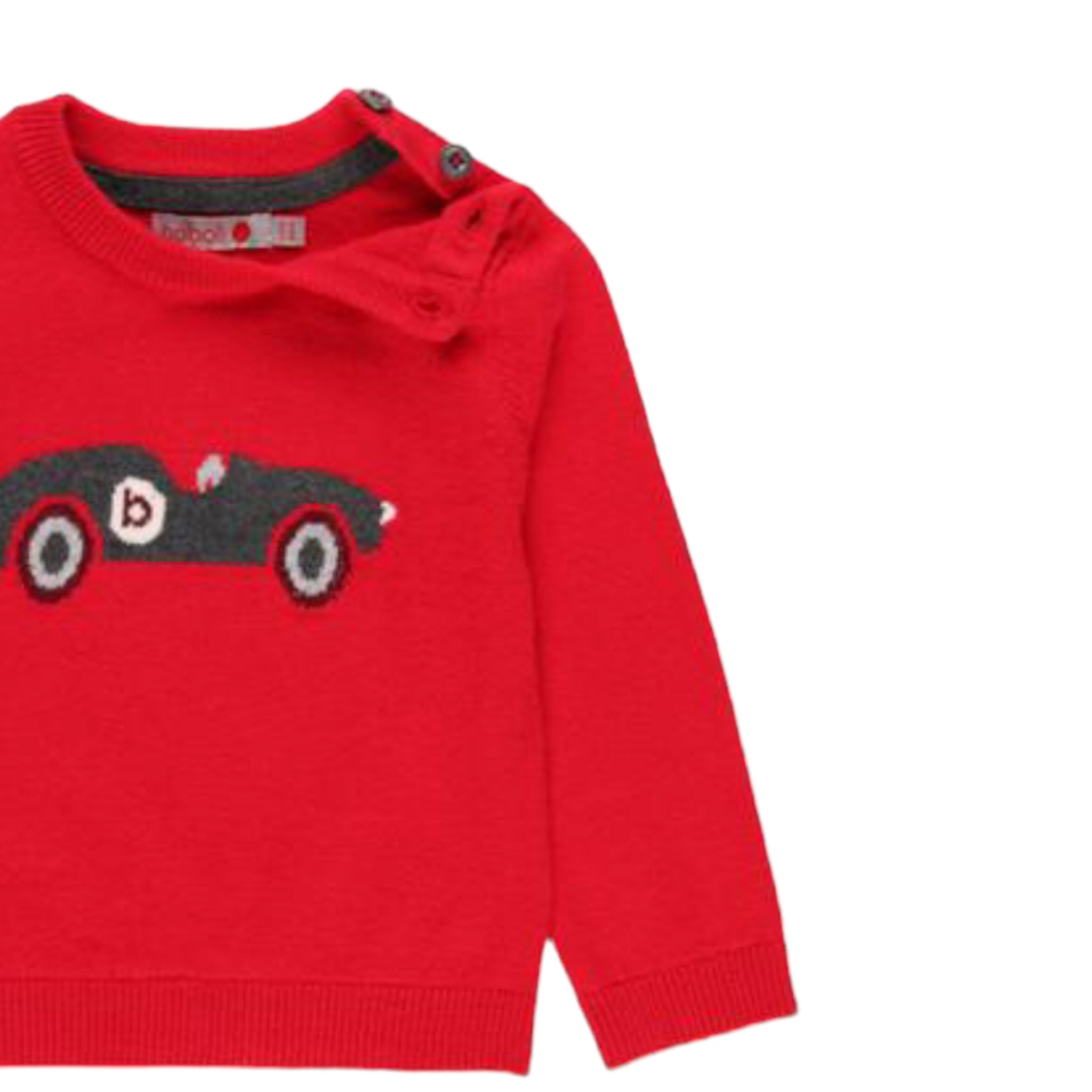 Suéter de Niño Rojo Carrito BOBOLI