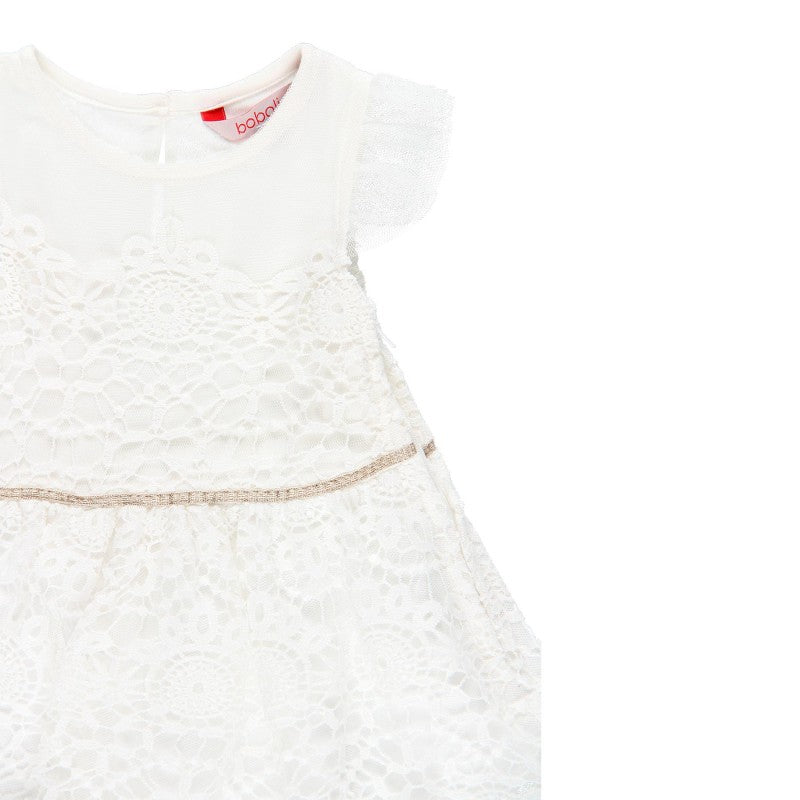 Vestido Con Encaje Para Bebé Niña BOBOLI