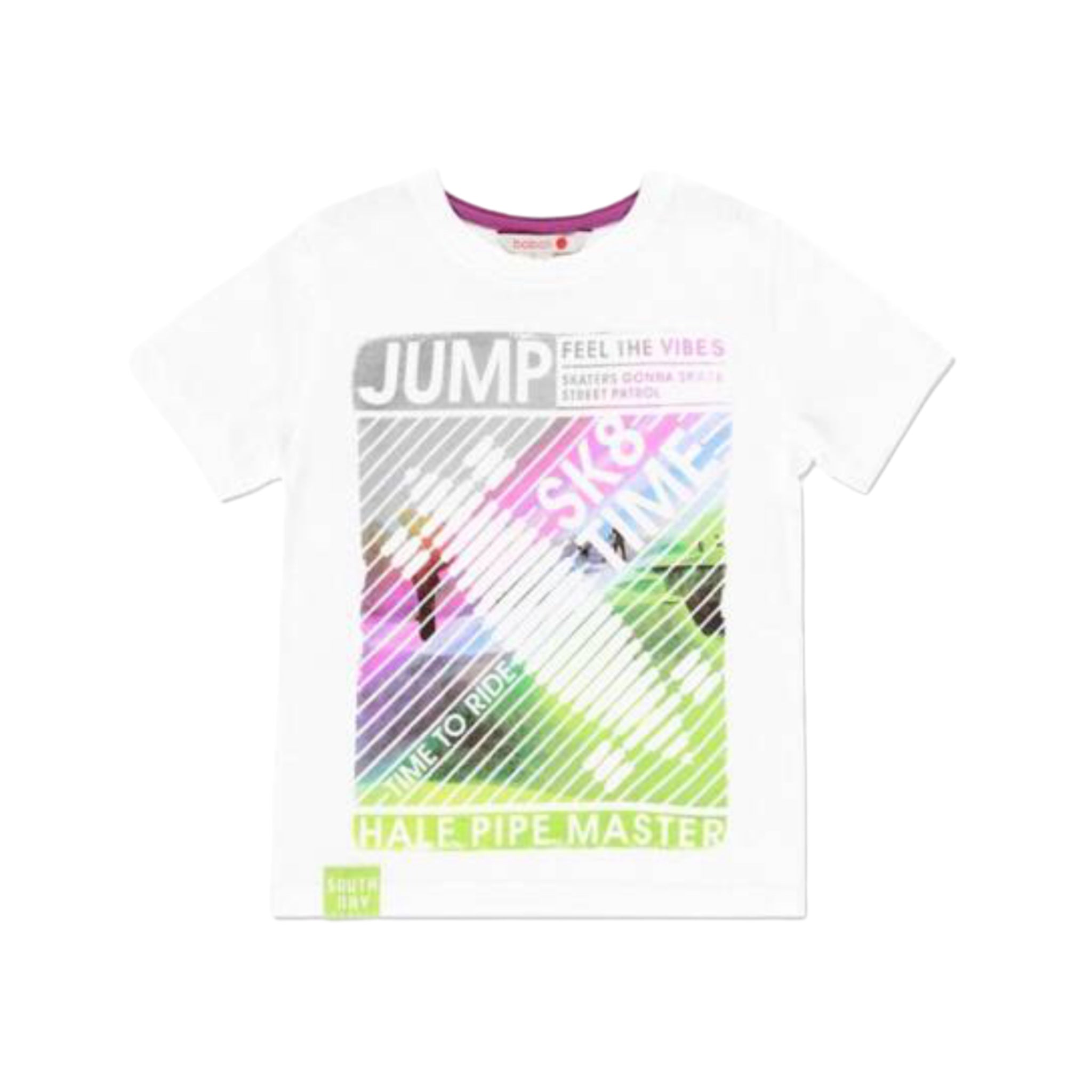 Playera "JUMP FEEL THE VIBES" para niño BOBOLI