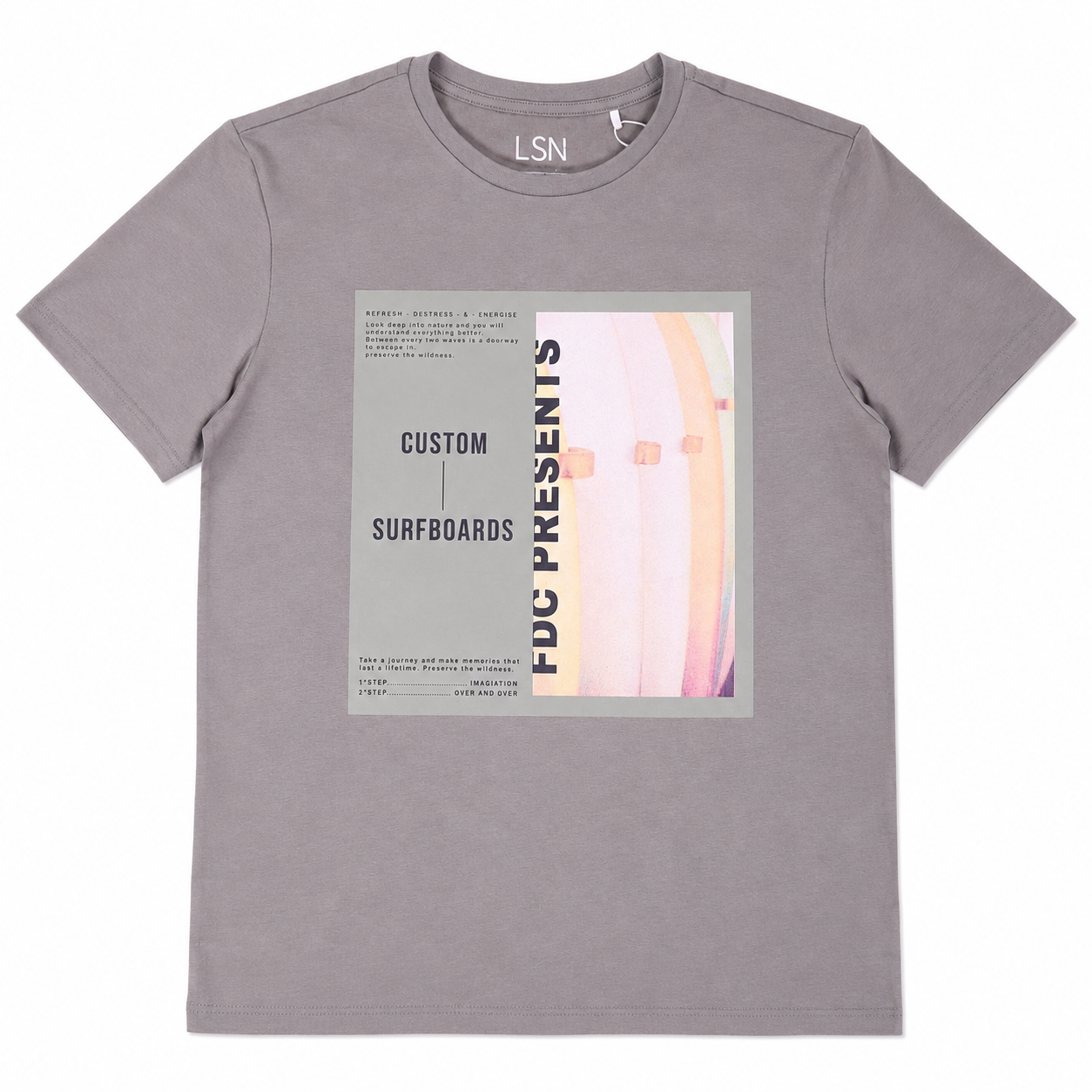 Playera "Fdc Presents" Para Caballero LSN