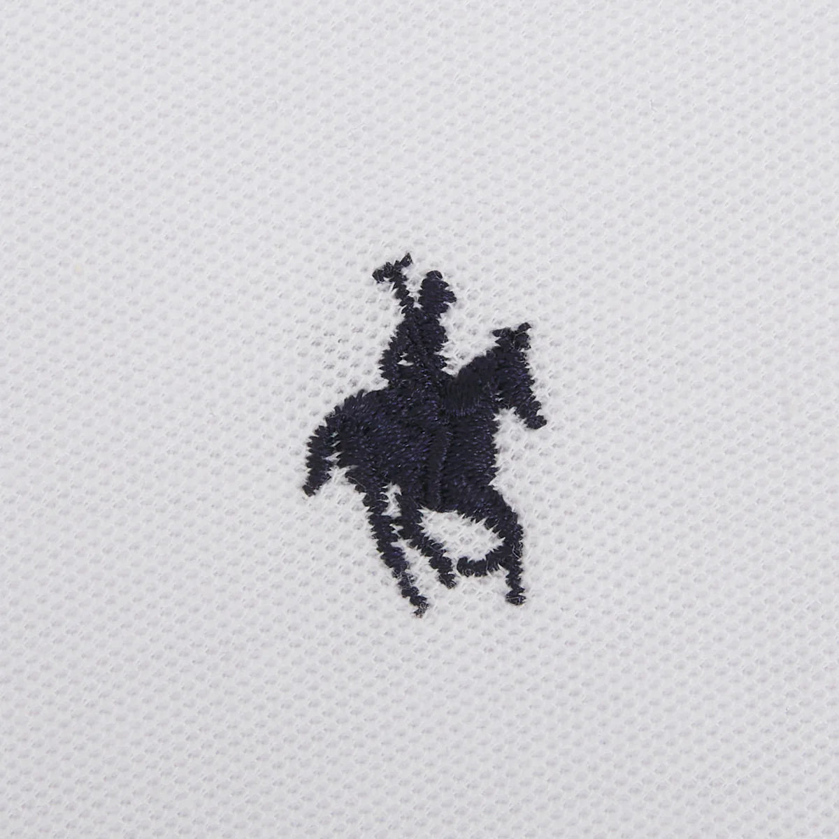 Playera Polo Lisa Color Blanco Rock Hampton Polo Team