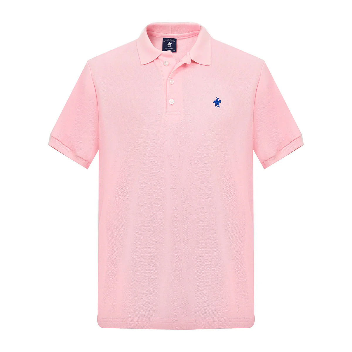 Playera Polo Lisa Color Rosa Rock Hampton Polo Team