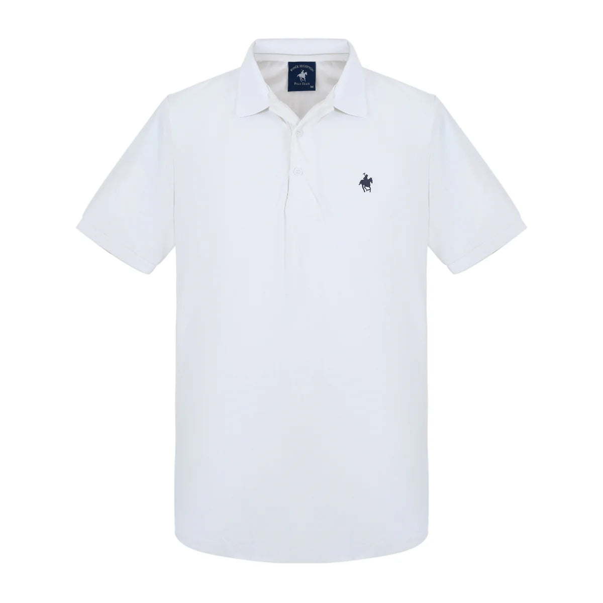 Playera Polo Color Blanco Rock Hampton Polo Team