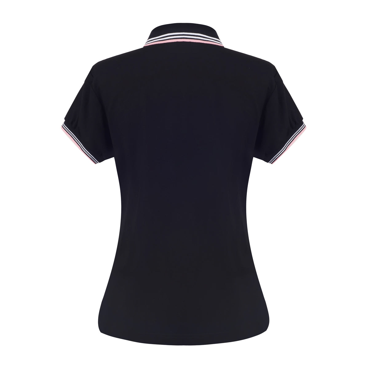 Playera Polo Para Dama Negro Rock Hampton Polo Team