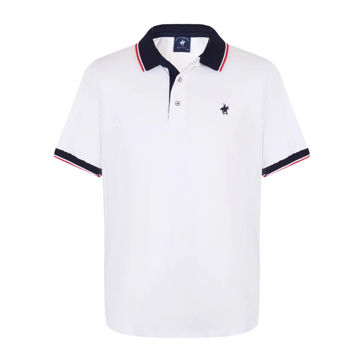 Playera Polo Color Blanco Rock Hampton Polo Team