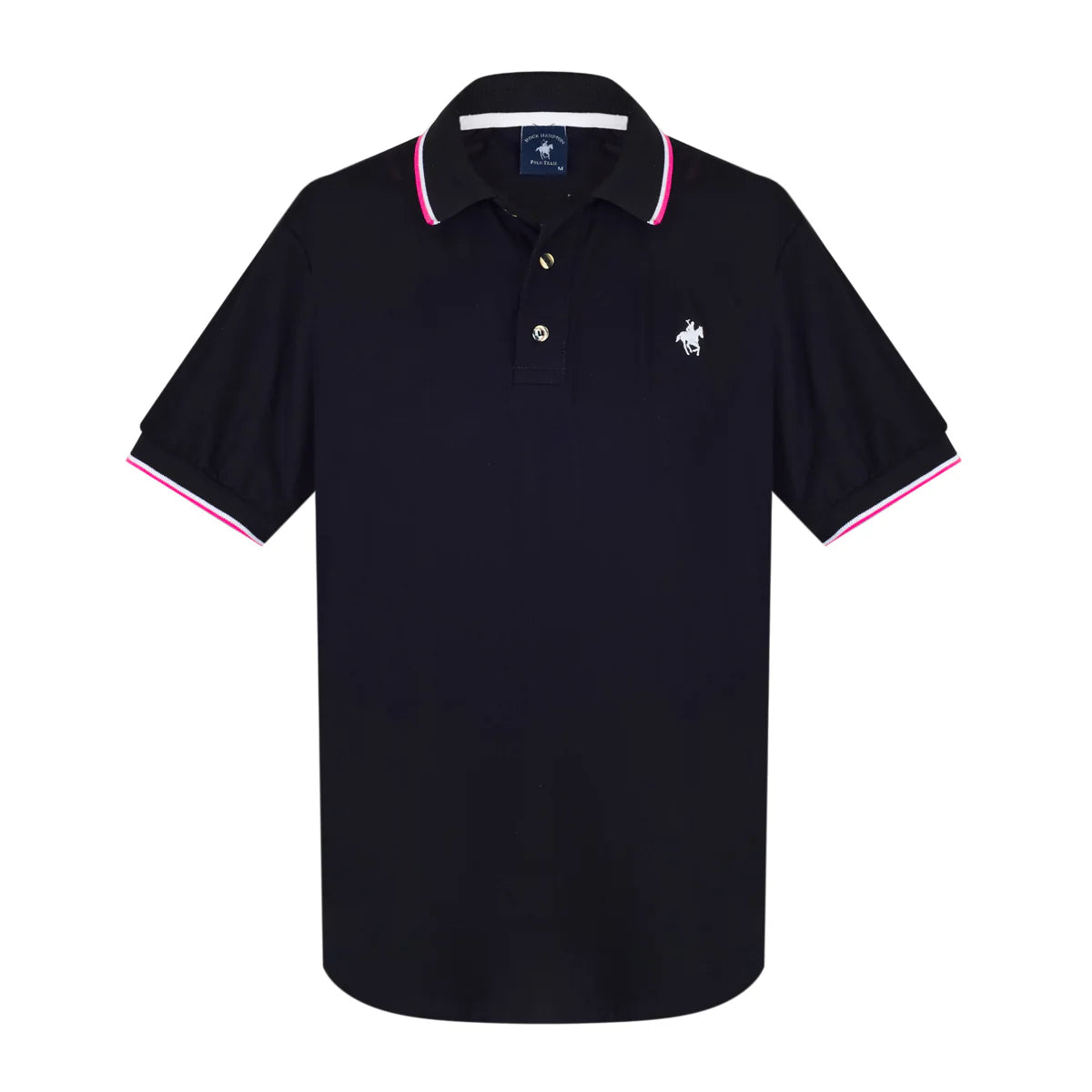 Plyera Polo Color Negro Rock Hampton Polo Team