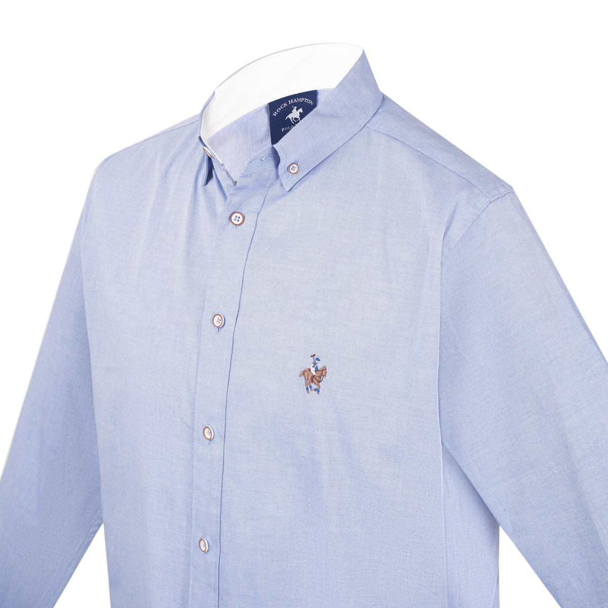 Camisa Color Azul Cielo Rock Hampton Polo Team