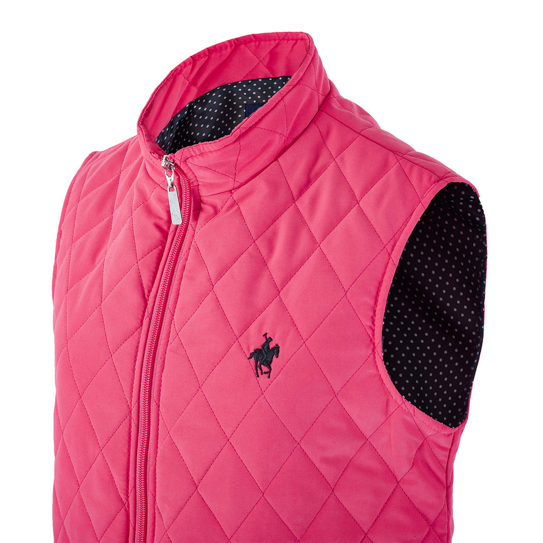CHALECO ROSA DAMA Rock Hampton Polo Team