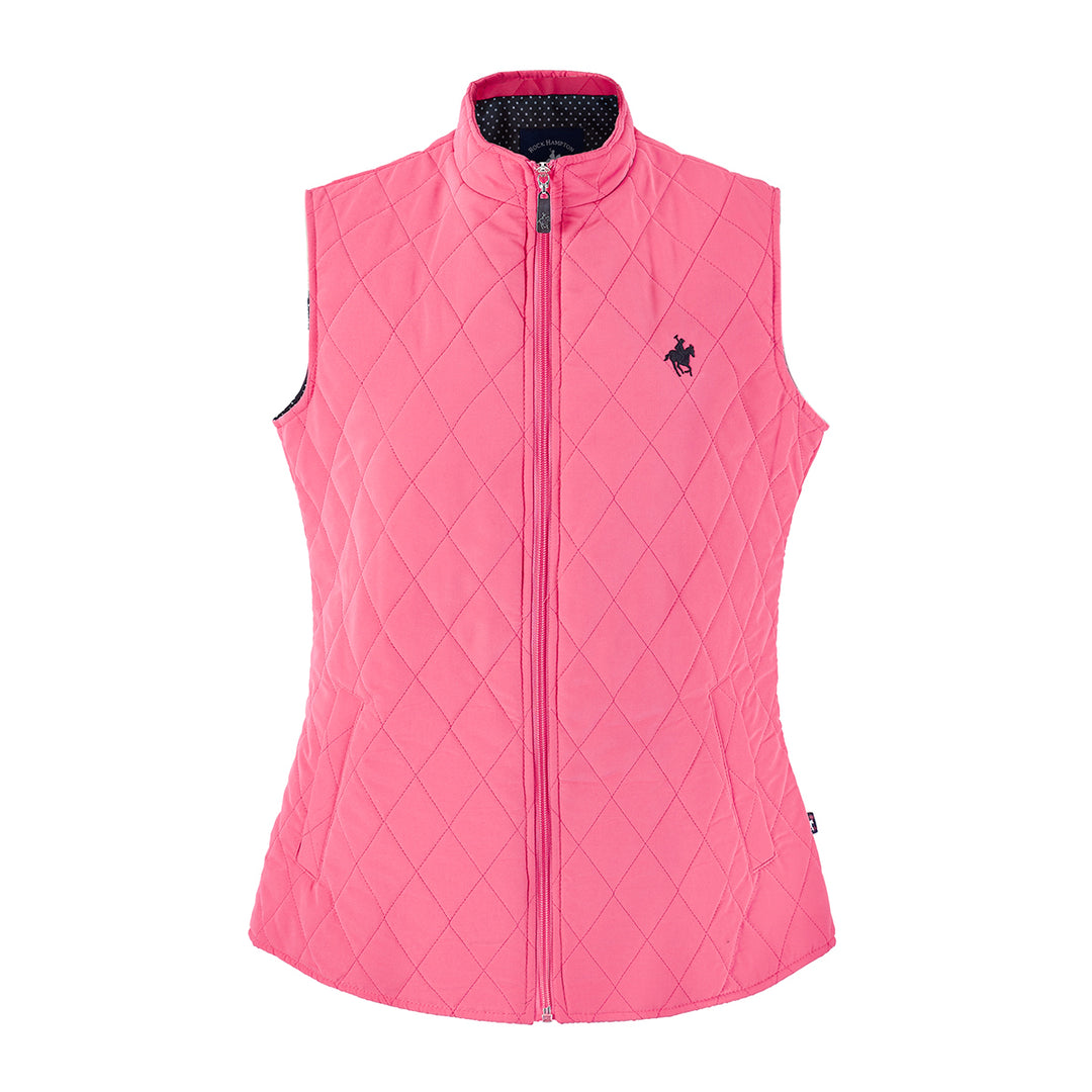 CHALECO ROSA DAMA Rock Hampton Polo Team