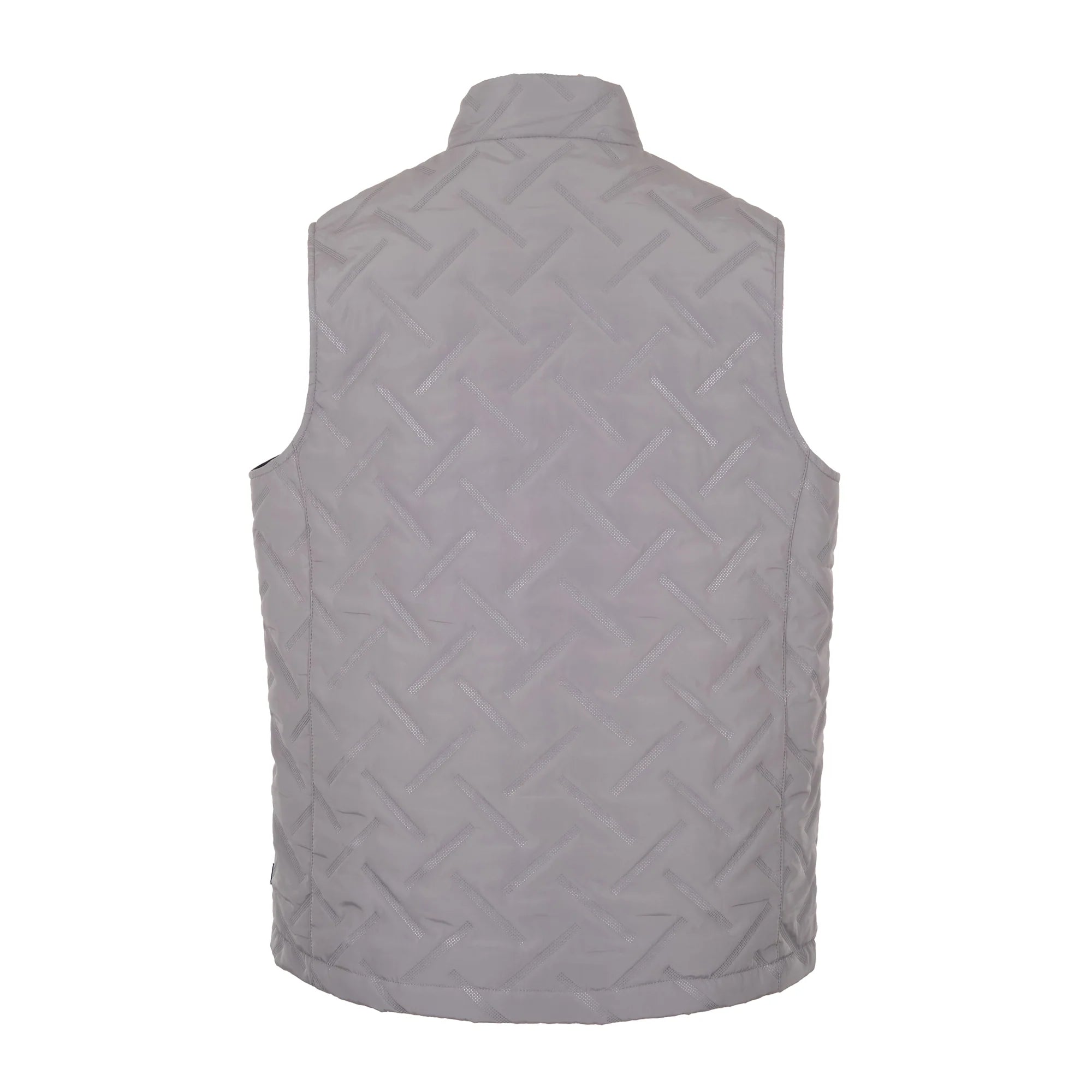 Chaleco En Poliester Fino Doble Vista Color Gris Rock Hampton Polo Team