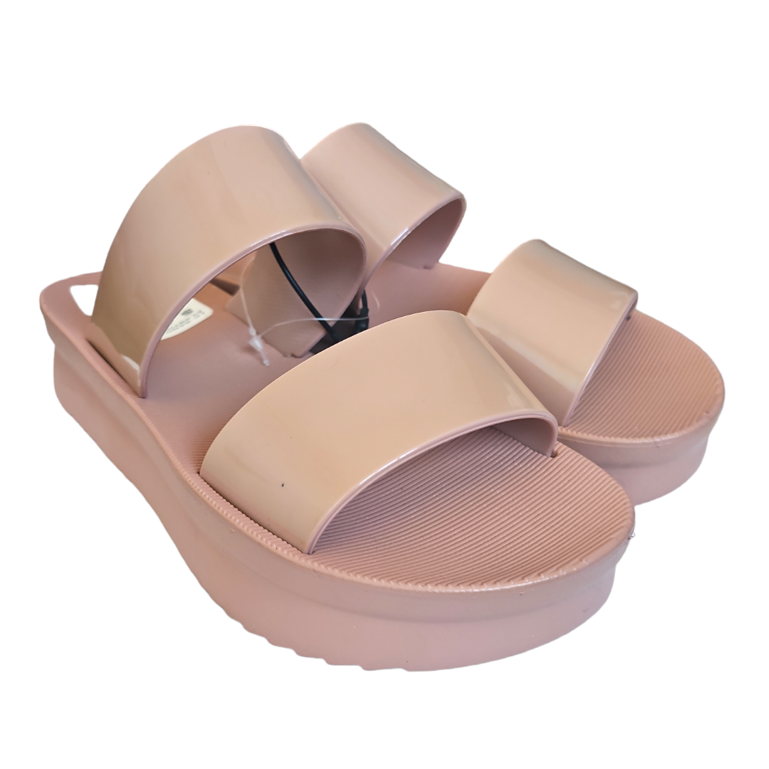 Sandalia plataforma rosa Blush LC