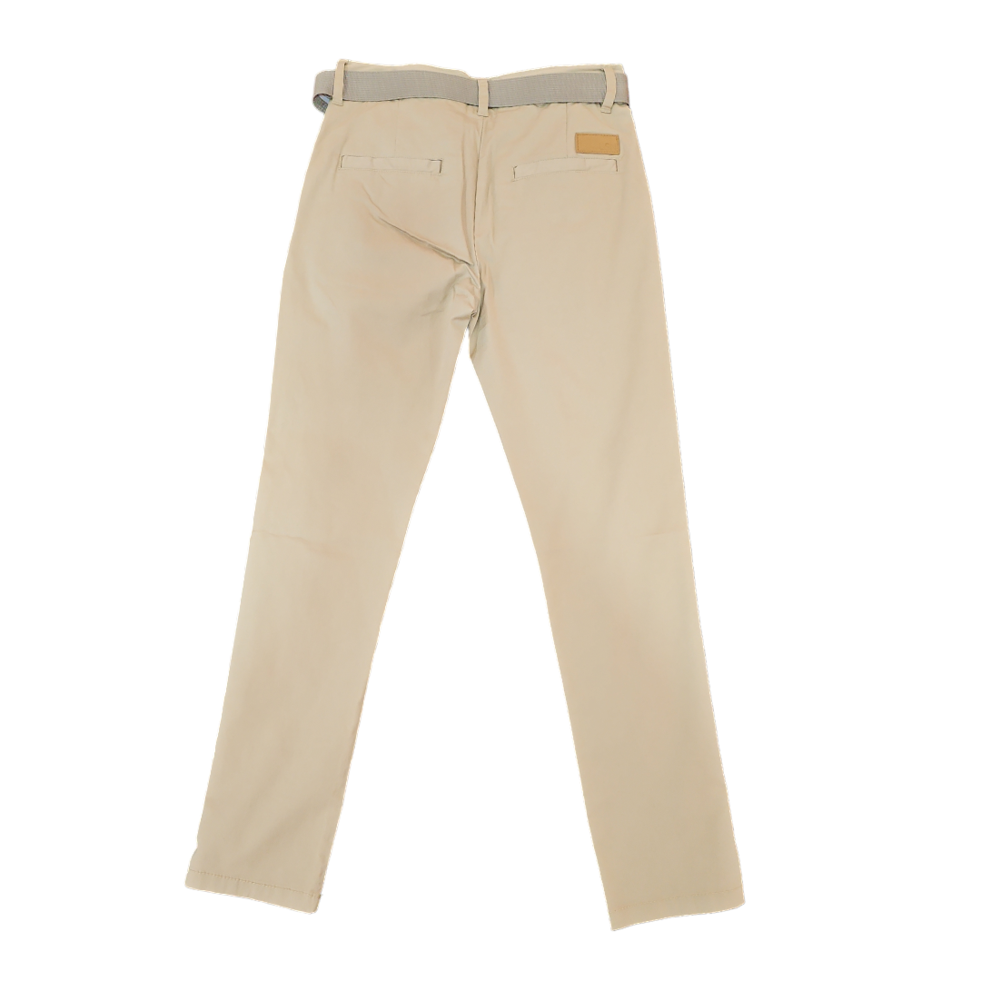 Pantalón beige con cinturón para niño Losan