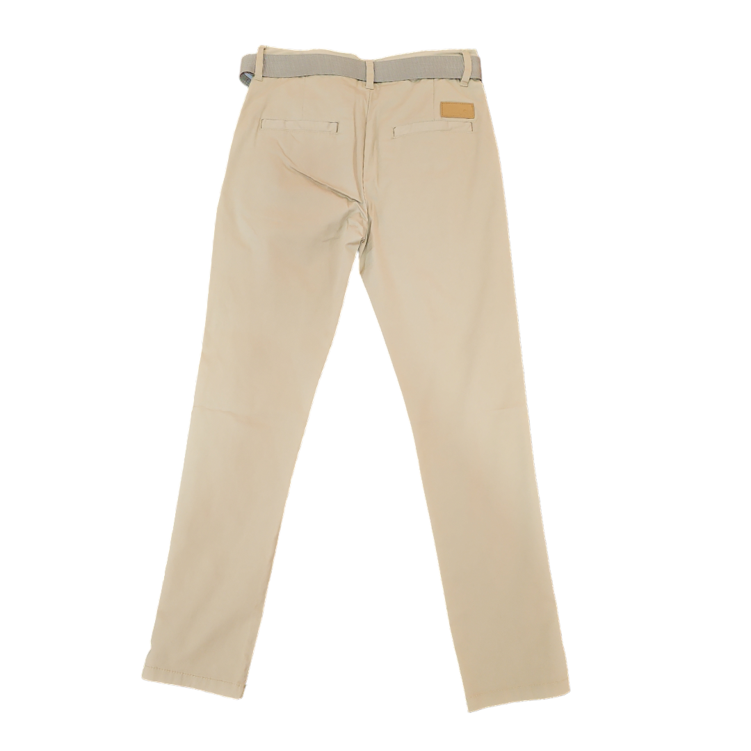 Pantalón Beige Con Cinturón Para Niño Losan