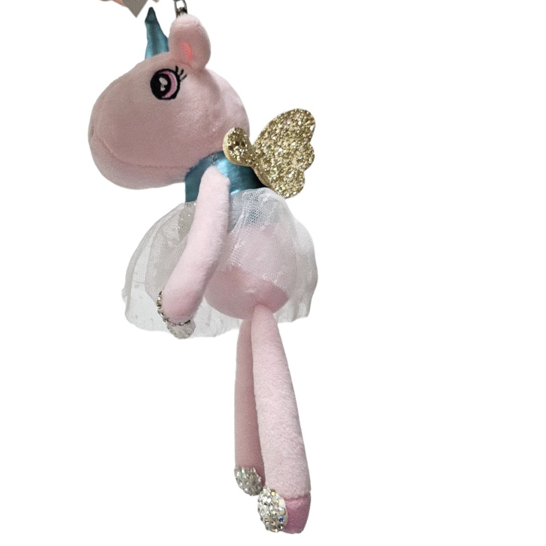 Llavero Unicornio Con Cristales